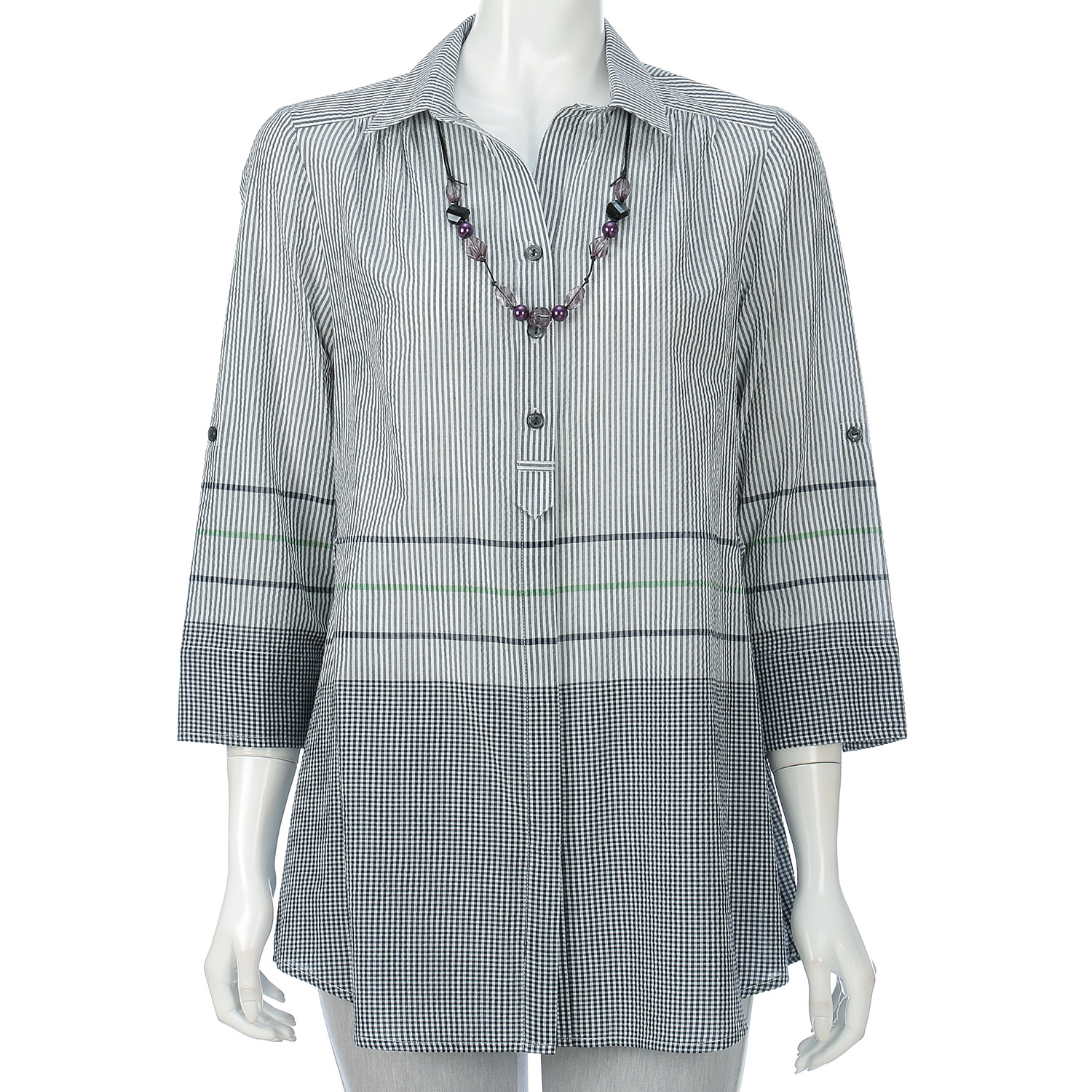 UVパネル柄ネックレス付きチュニック - 画像17