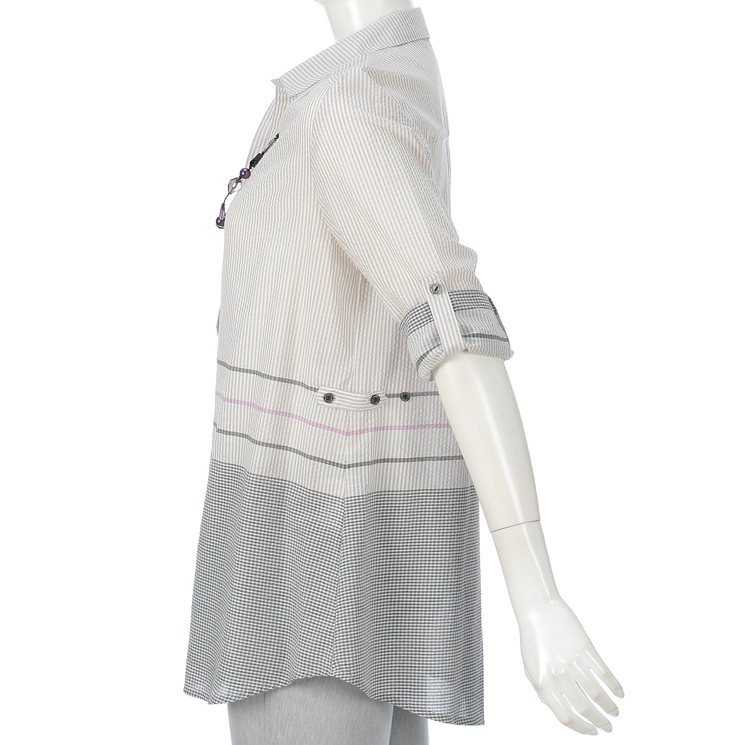 UVパネル柄ネックレス付きチュニック - 画像8