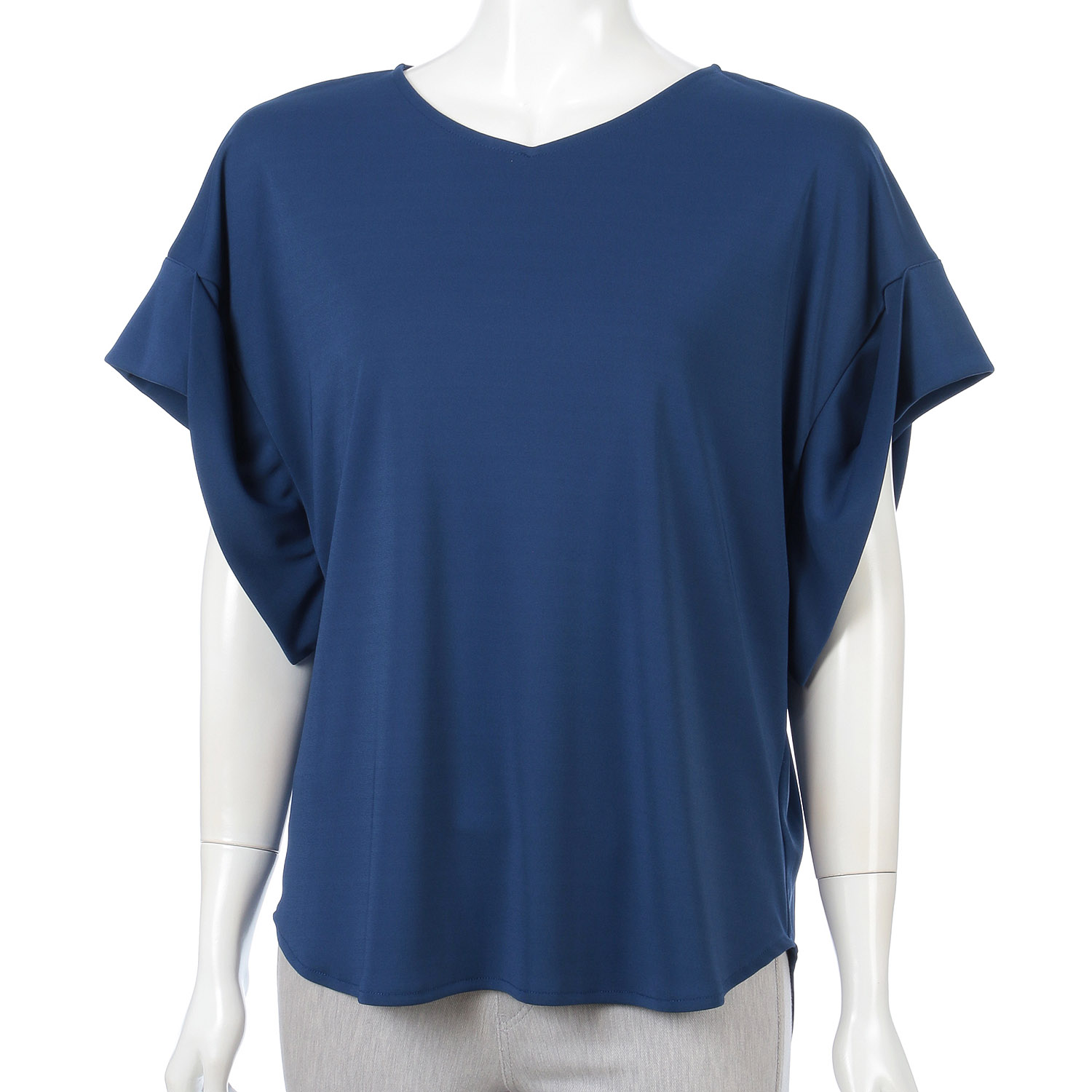 パフスリーブプルオーバーブラウス - 画像1