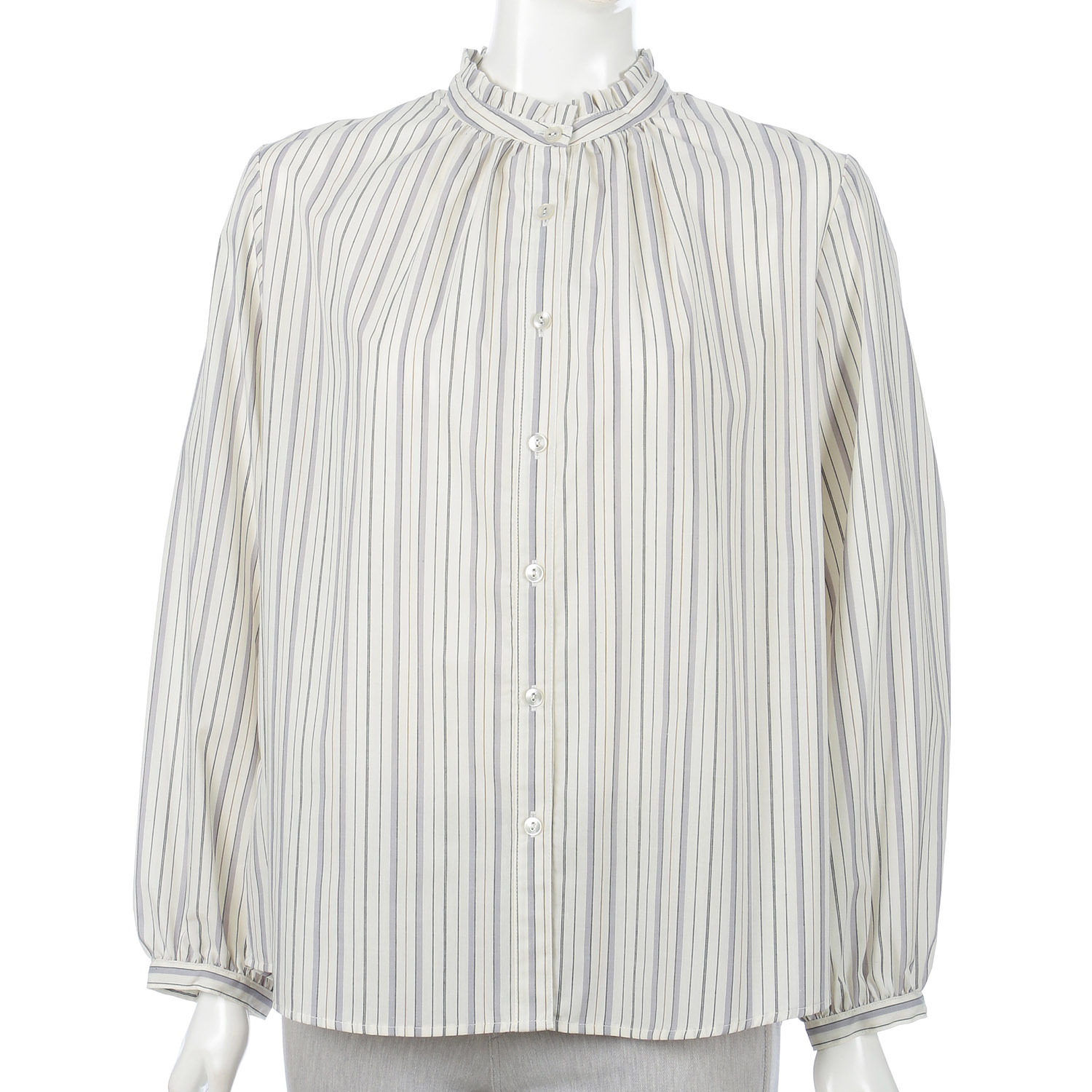 ストライプブラウス