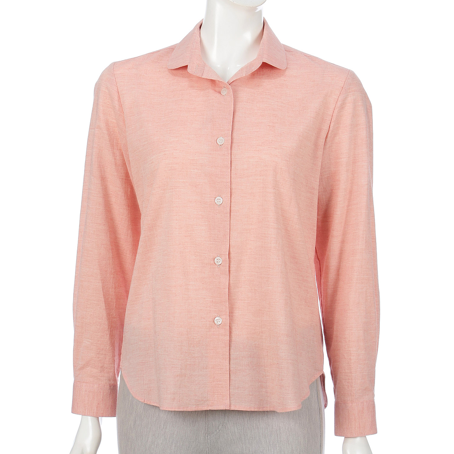 オーガニックコットン無地シャツ - 画像1