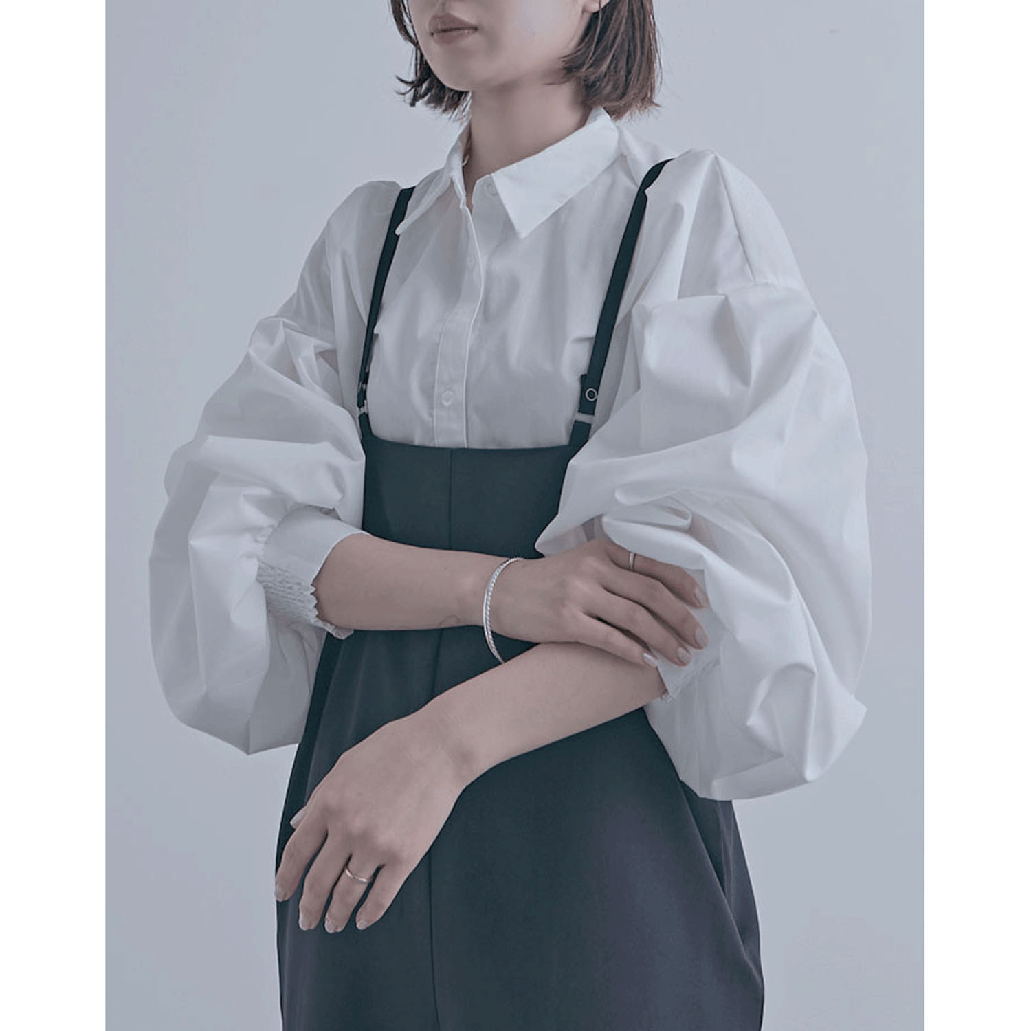 【ETONET限定 お取り寄せ】ボリューム袖ブラウス - 画像2