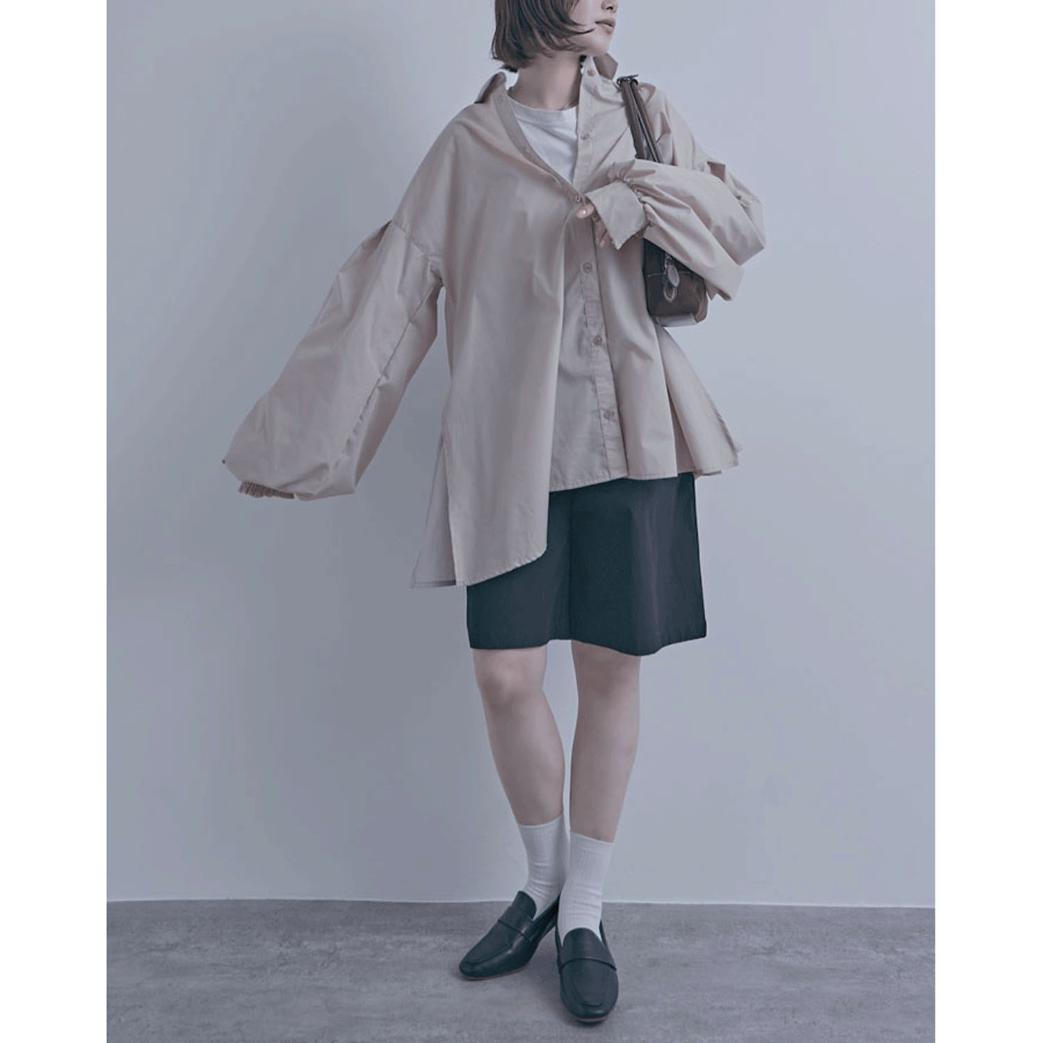 【ETONET限定 お取り寄せ】ボリューム袖ブラウス - 画像12