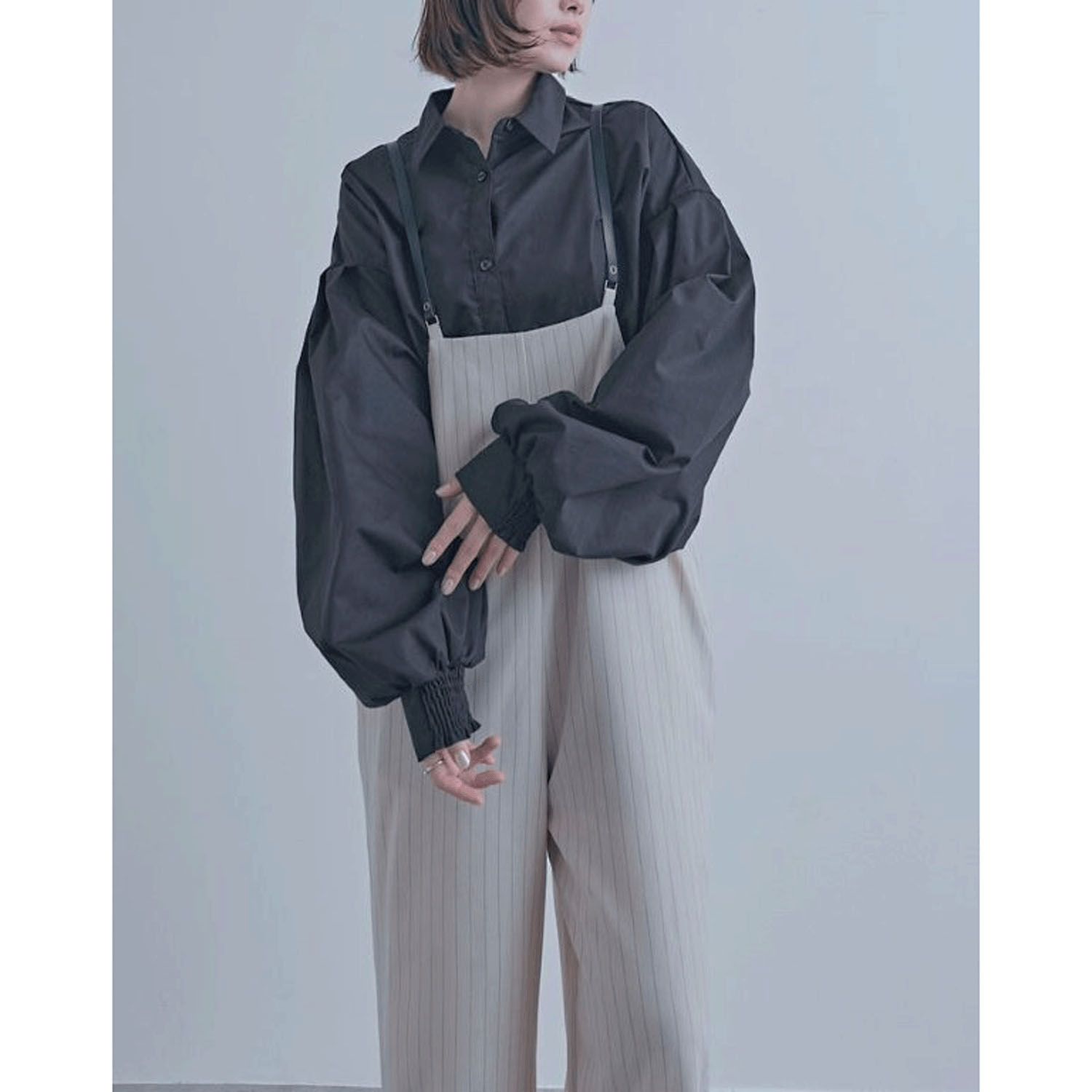 【ETONET限定 お取り寄せ】ボリューム袖ブラウス - 画像6