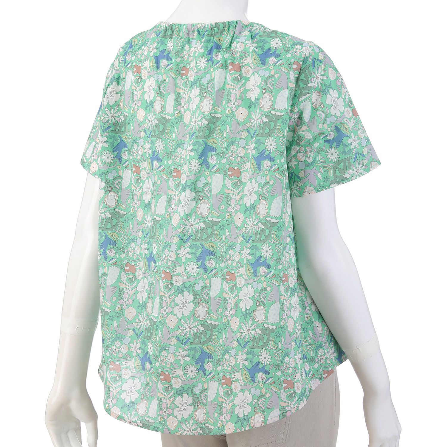 花幾何学柄プルオーバ－ - 画像5