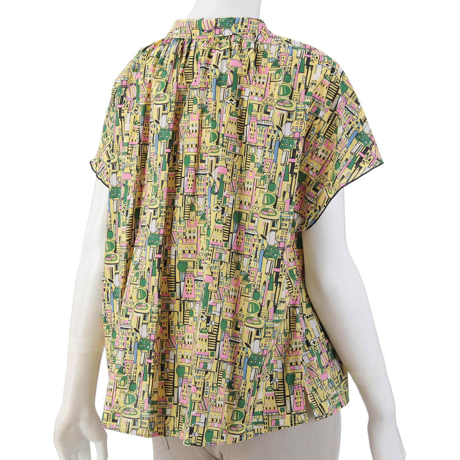 建物柄フレンチシャツ - 画像6