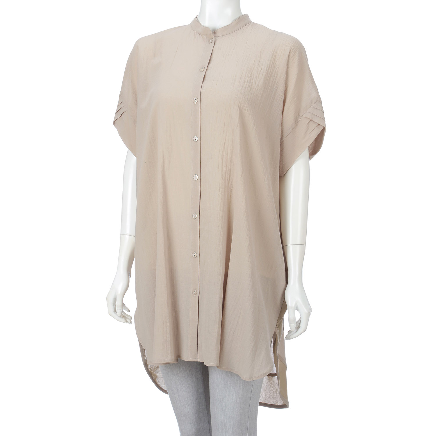 チュニック綿チリメン - 画像1