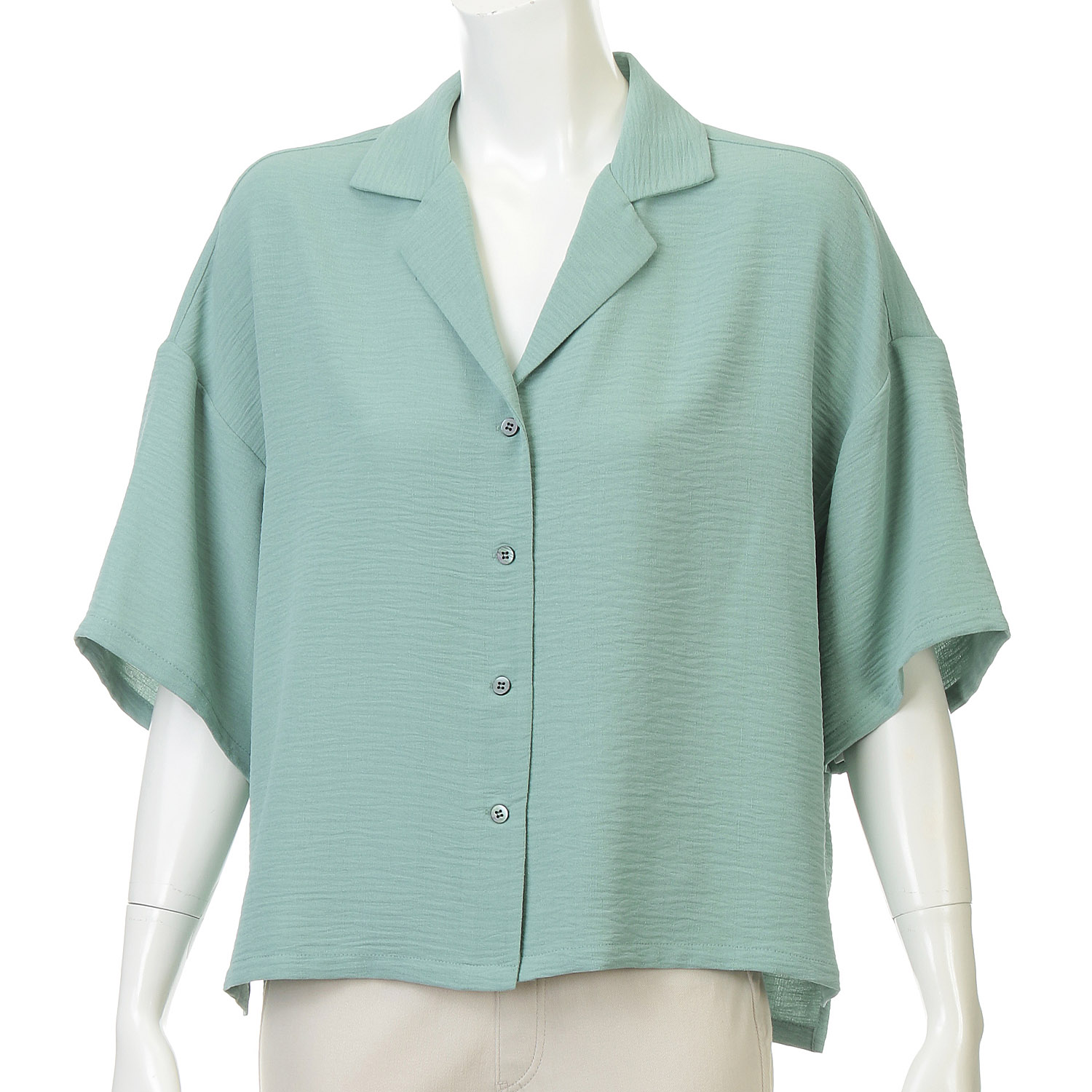 ドロップトロミブラウス - 画像1