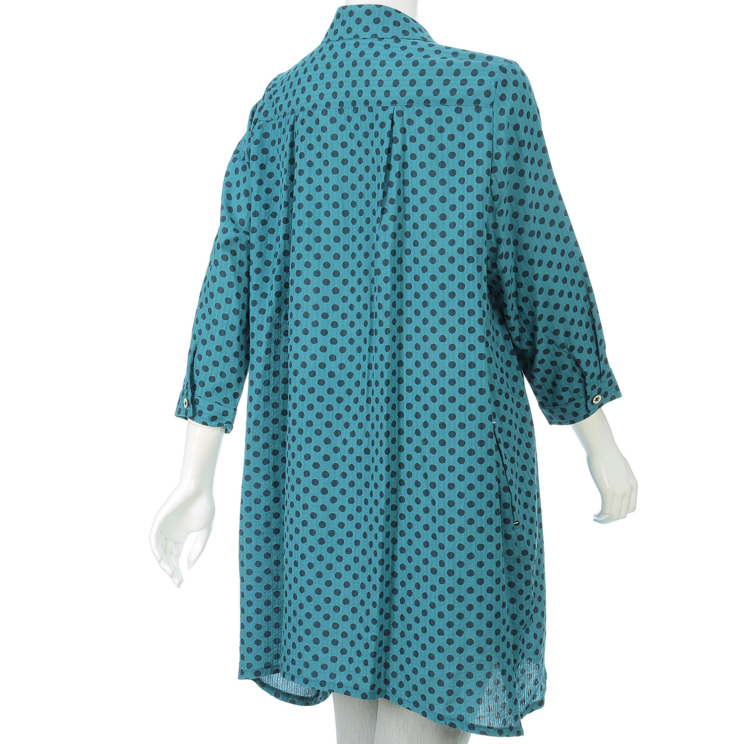 水玉プリントブラウス - 画像6