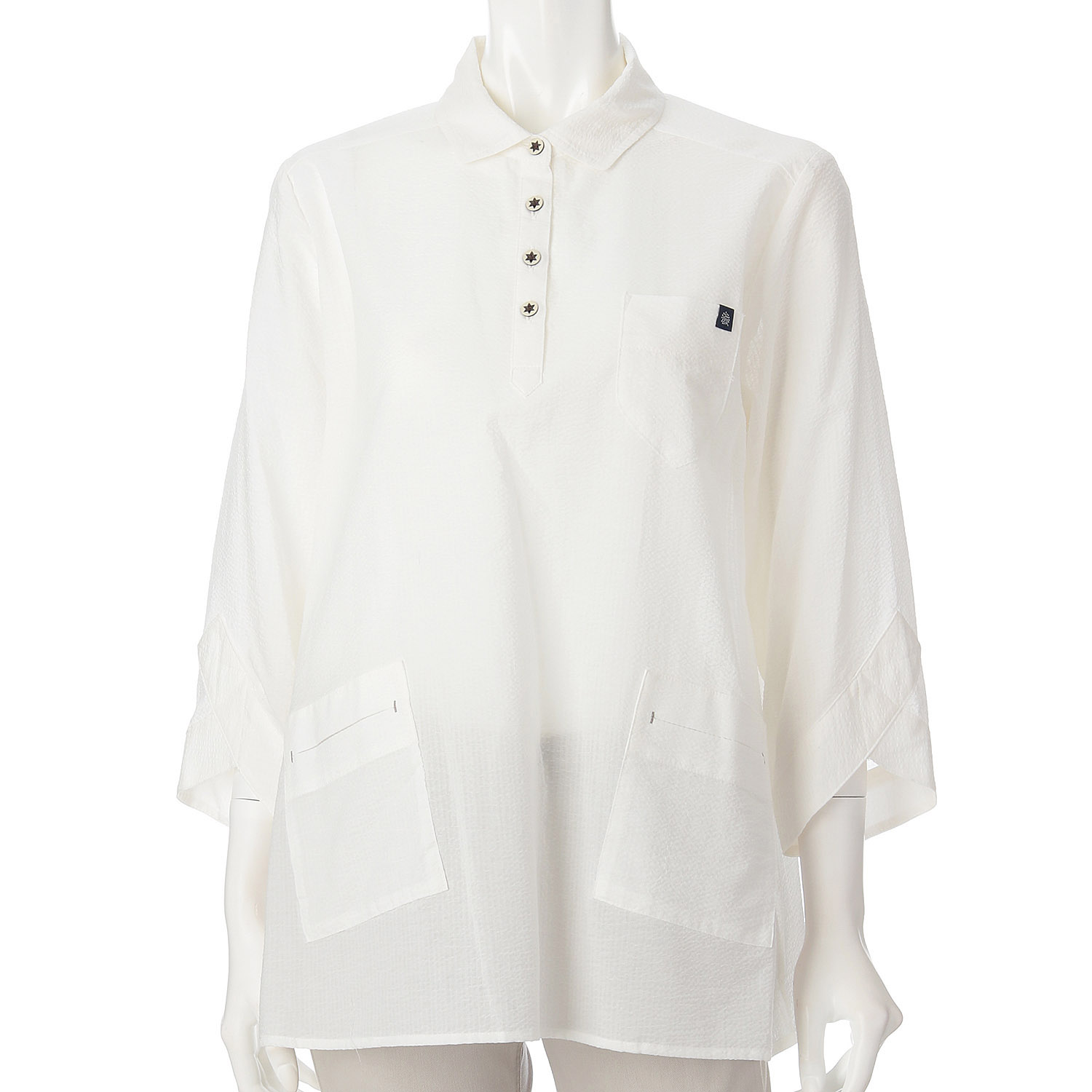 綿リップルチュニック - 画像2