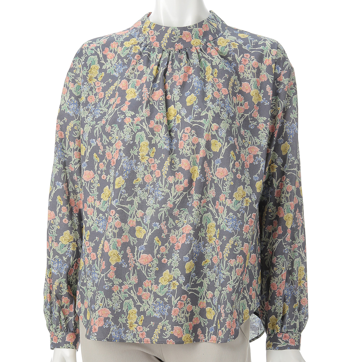 花柄プリントかぶり