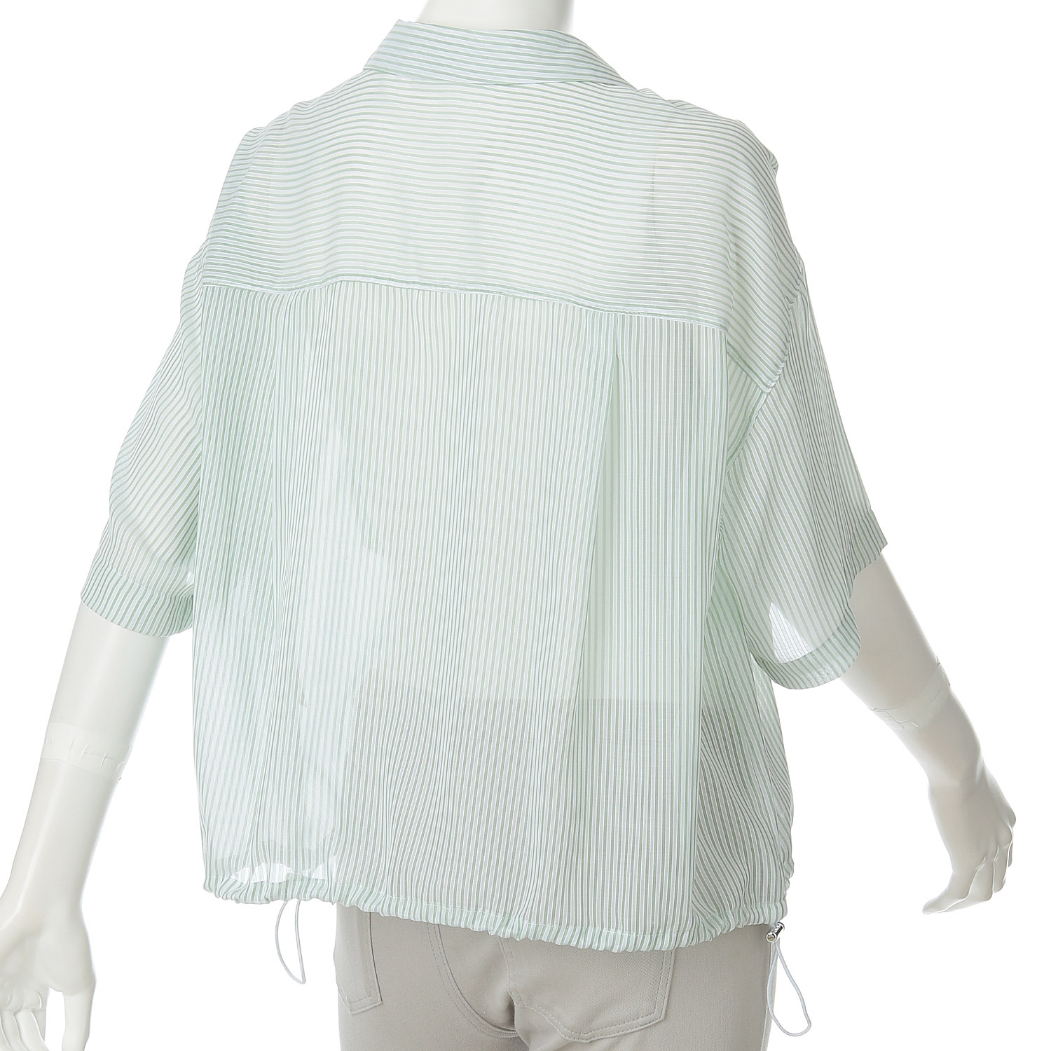 シアーストライプブラウス - 画像4