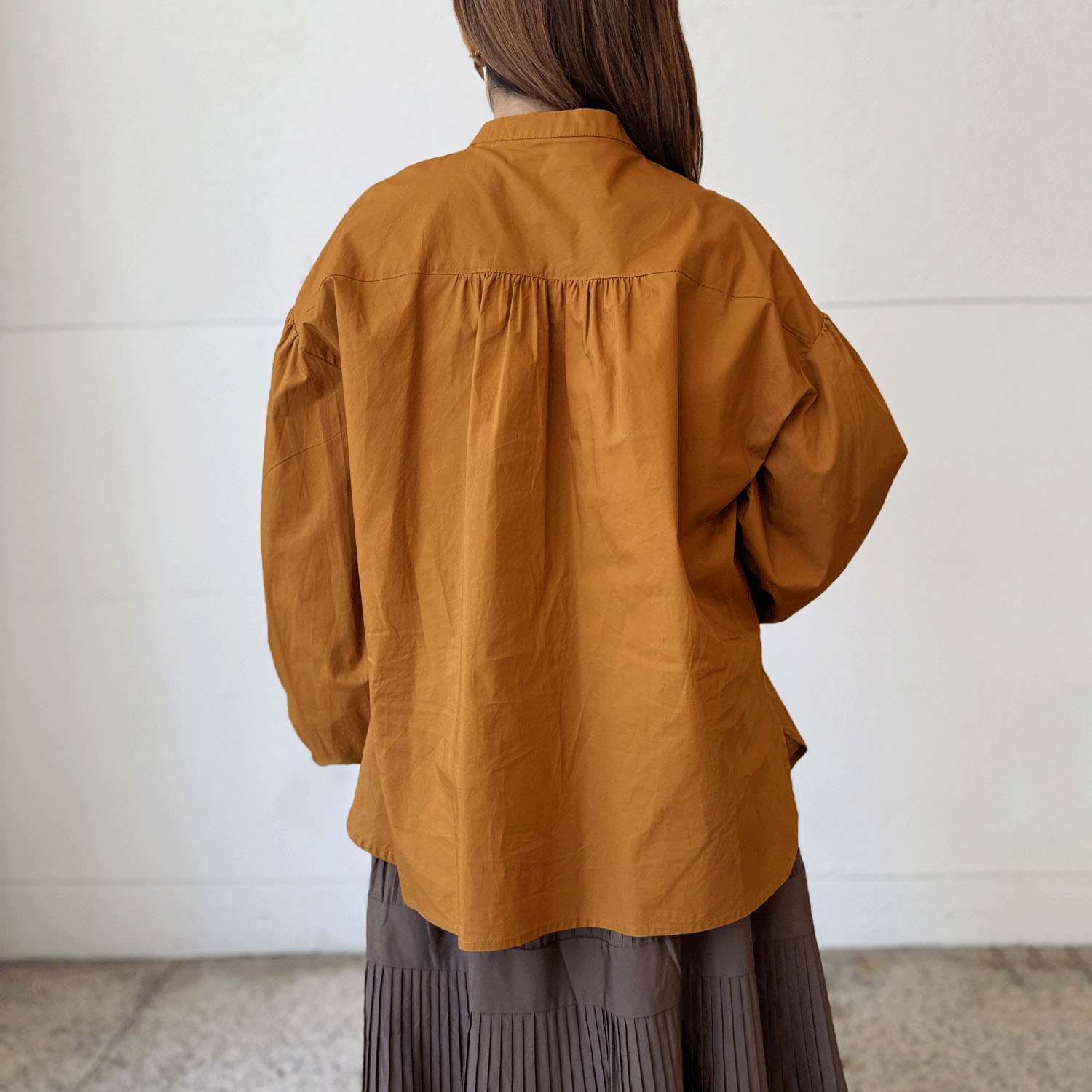 綿ピンタックブラウス - 画像4