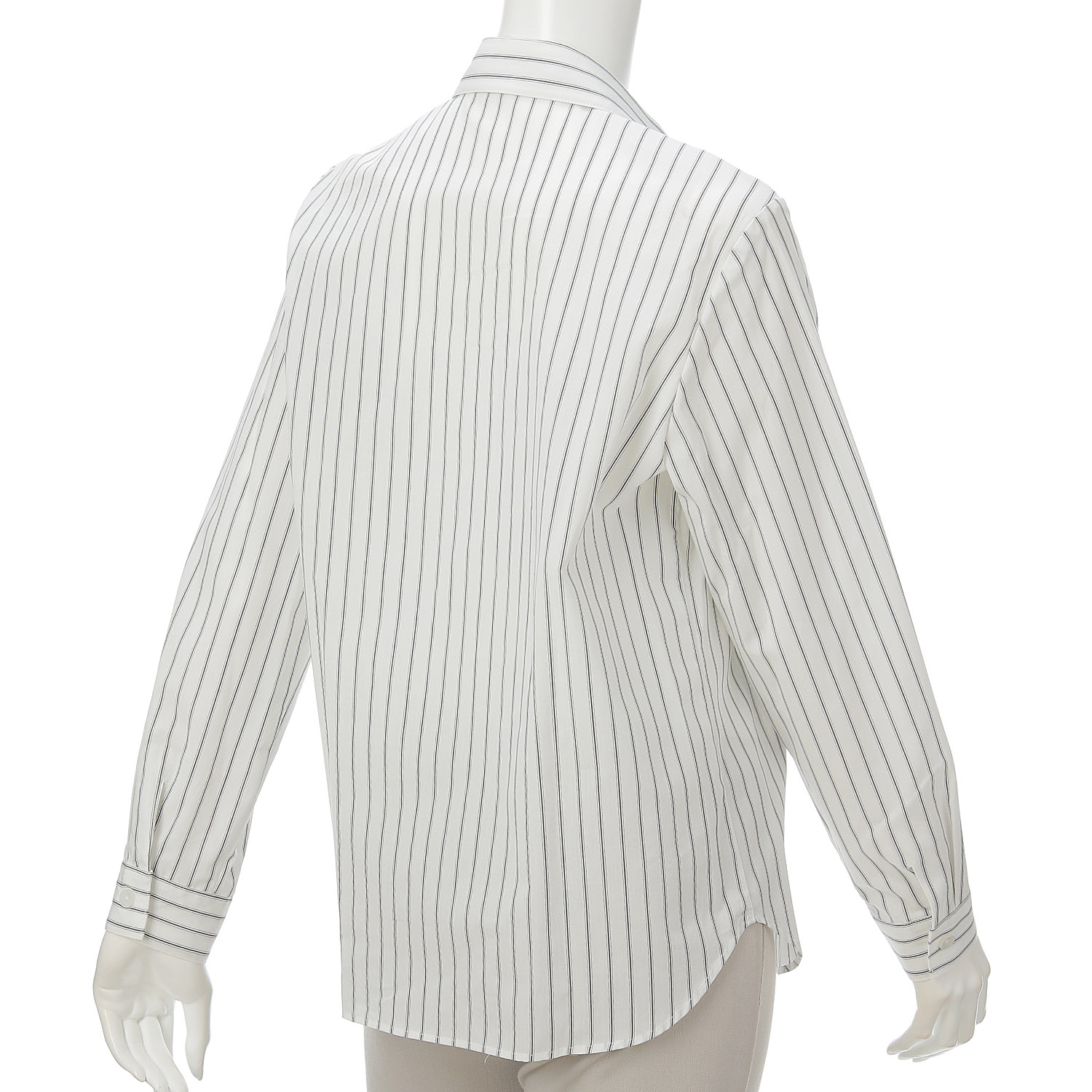 ストライプシャツ 丸襟 - 画像5