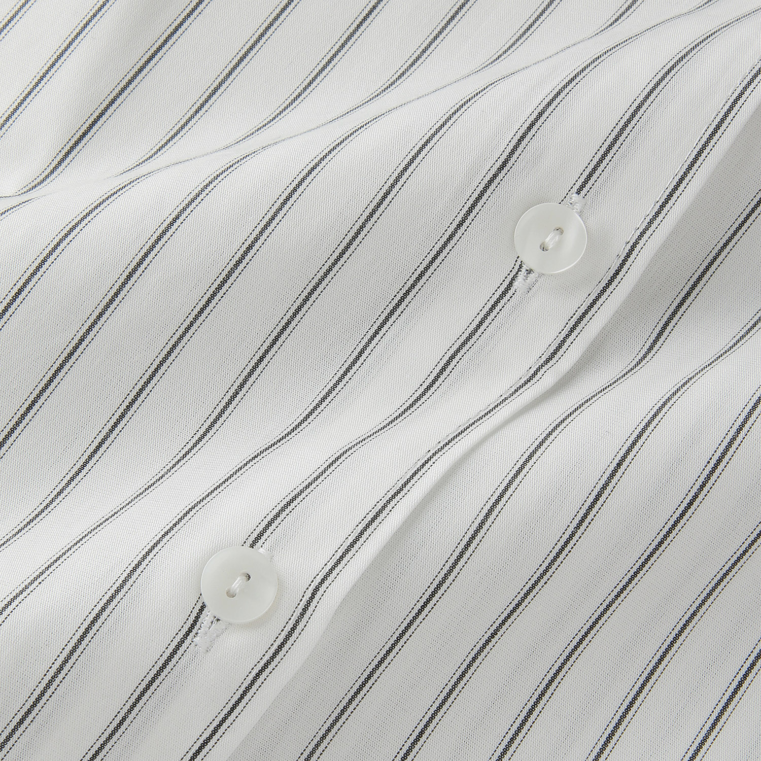 ストライプシャツ 丸襟 - 画像6