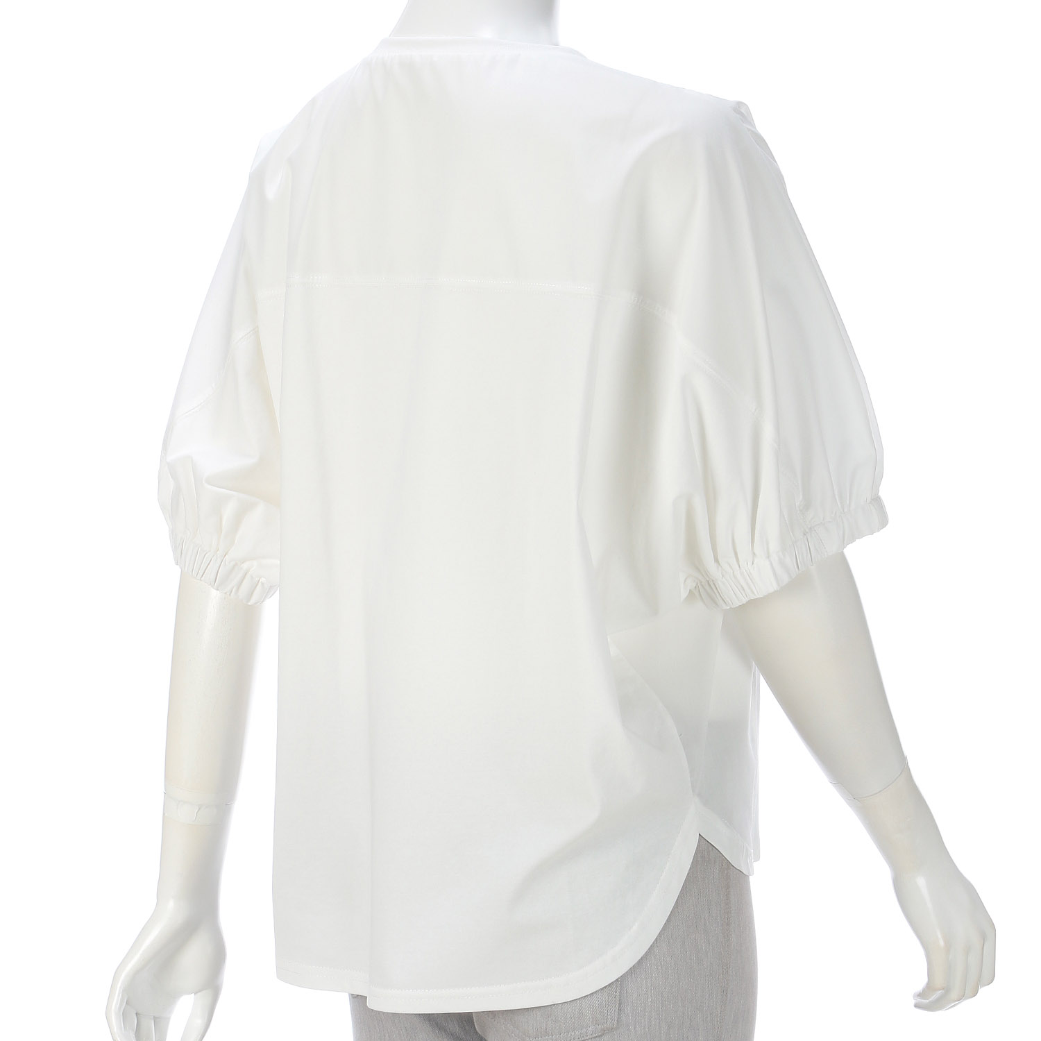 ロゴプリントアクセントバイカラープルオーバー - 画像9