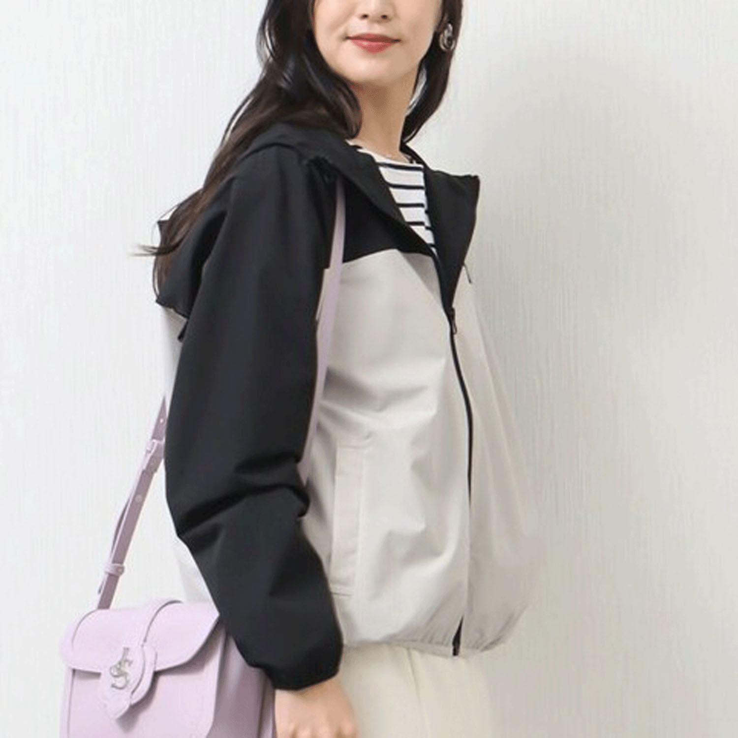 【お取寄せ】 マーブルワルツ 防風撥水配色ブルゾン - 画像3