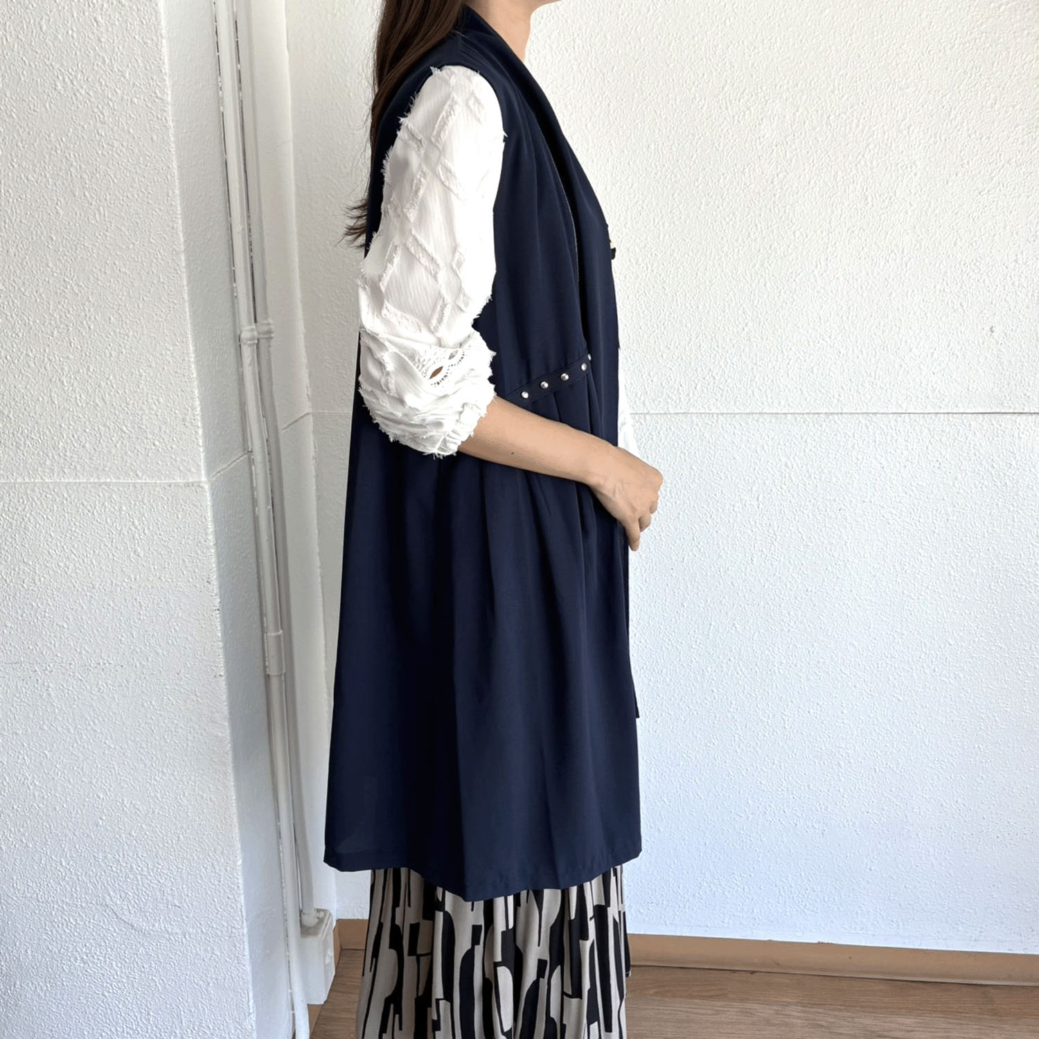 【Insta Live】ロングベスト - 画像2