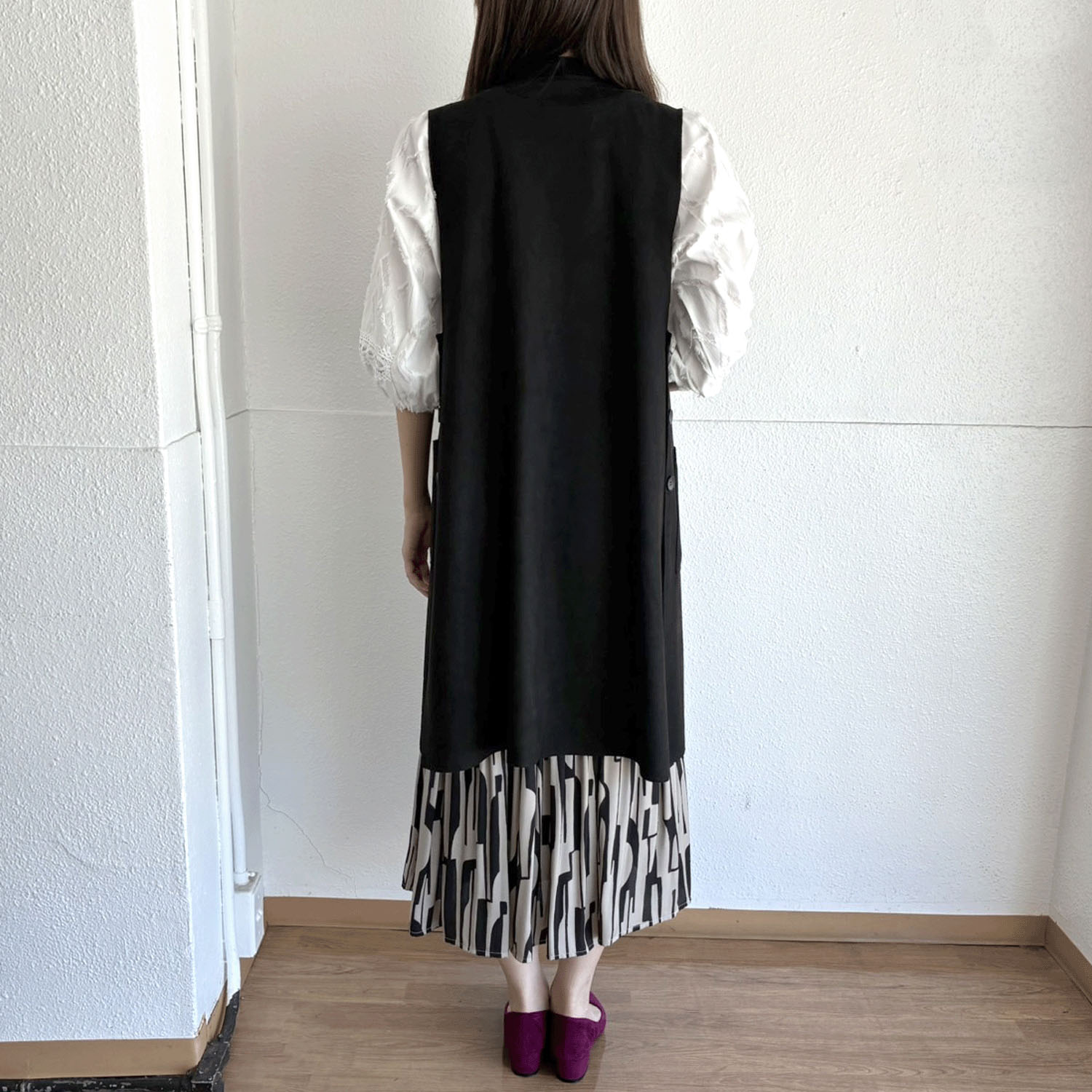 【Insta Live】ストレッチスエードベスト - 画像4