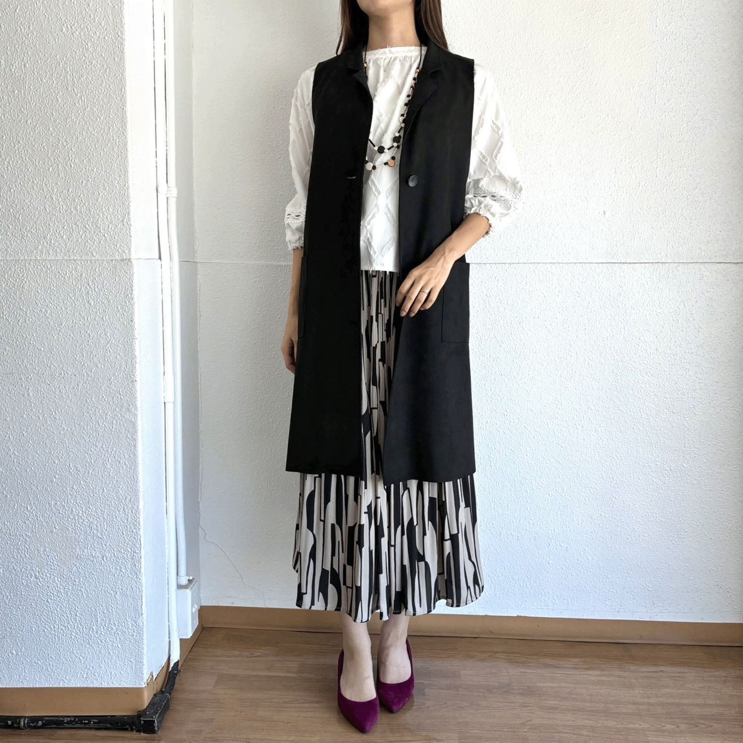 【Insta Live】ストレッチスエードベスト - 画像9