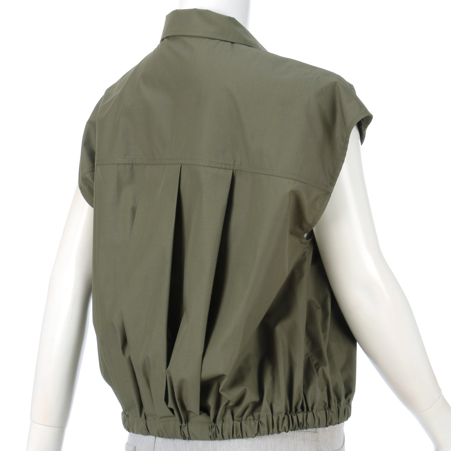 【Insta Live】ハシゴレースアクセントノースリーブブラウス - 画像4