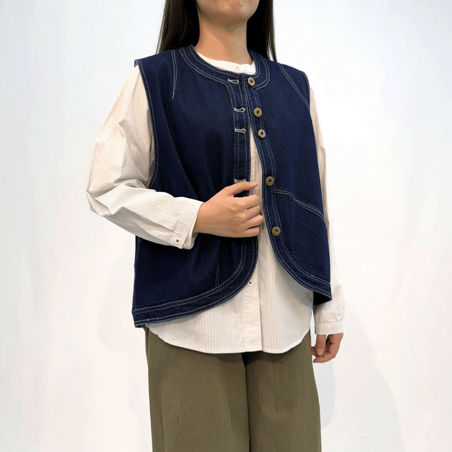 MAKITO デニムベスト - 画像1