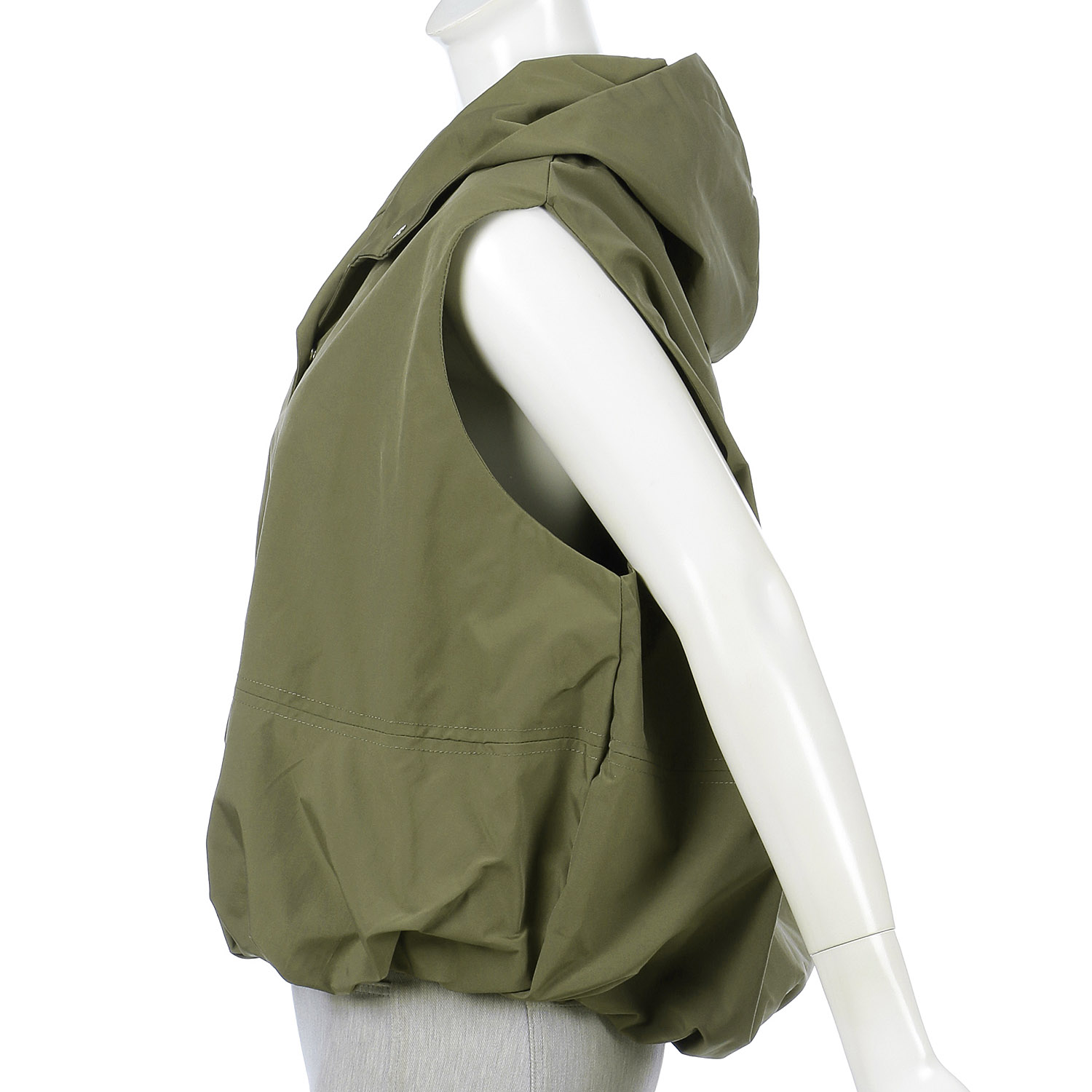 フード付きバルーンベスト - 画像5