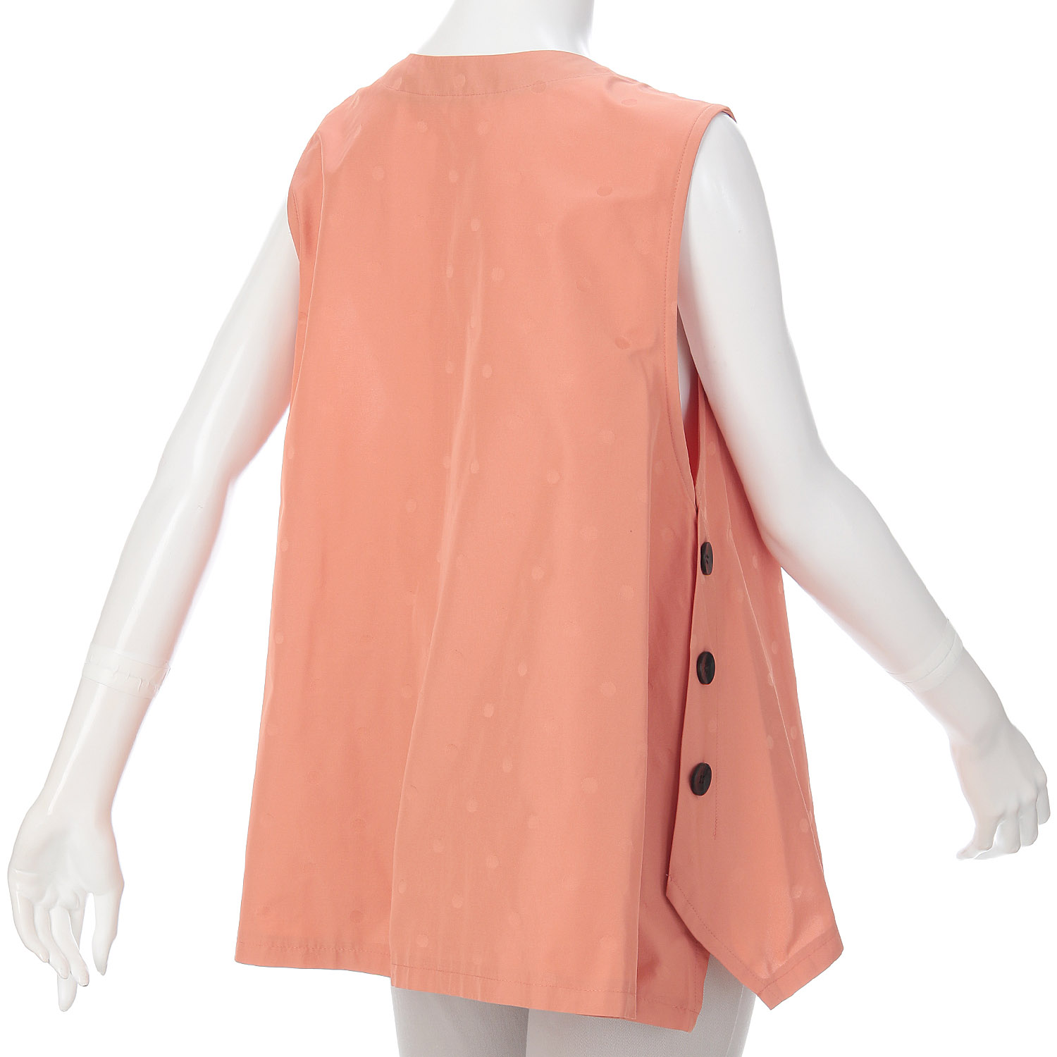 水玉ジャガードベスト - 画像5