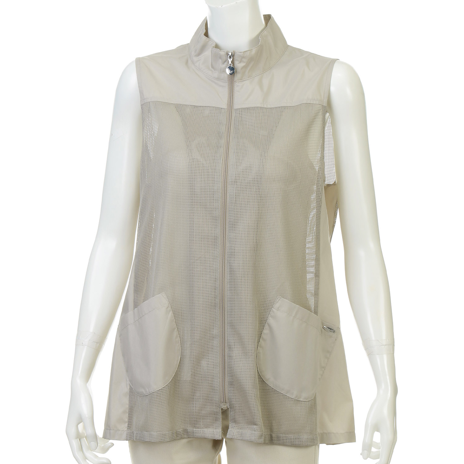 別布使いメッシュベスト - 画像1