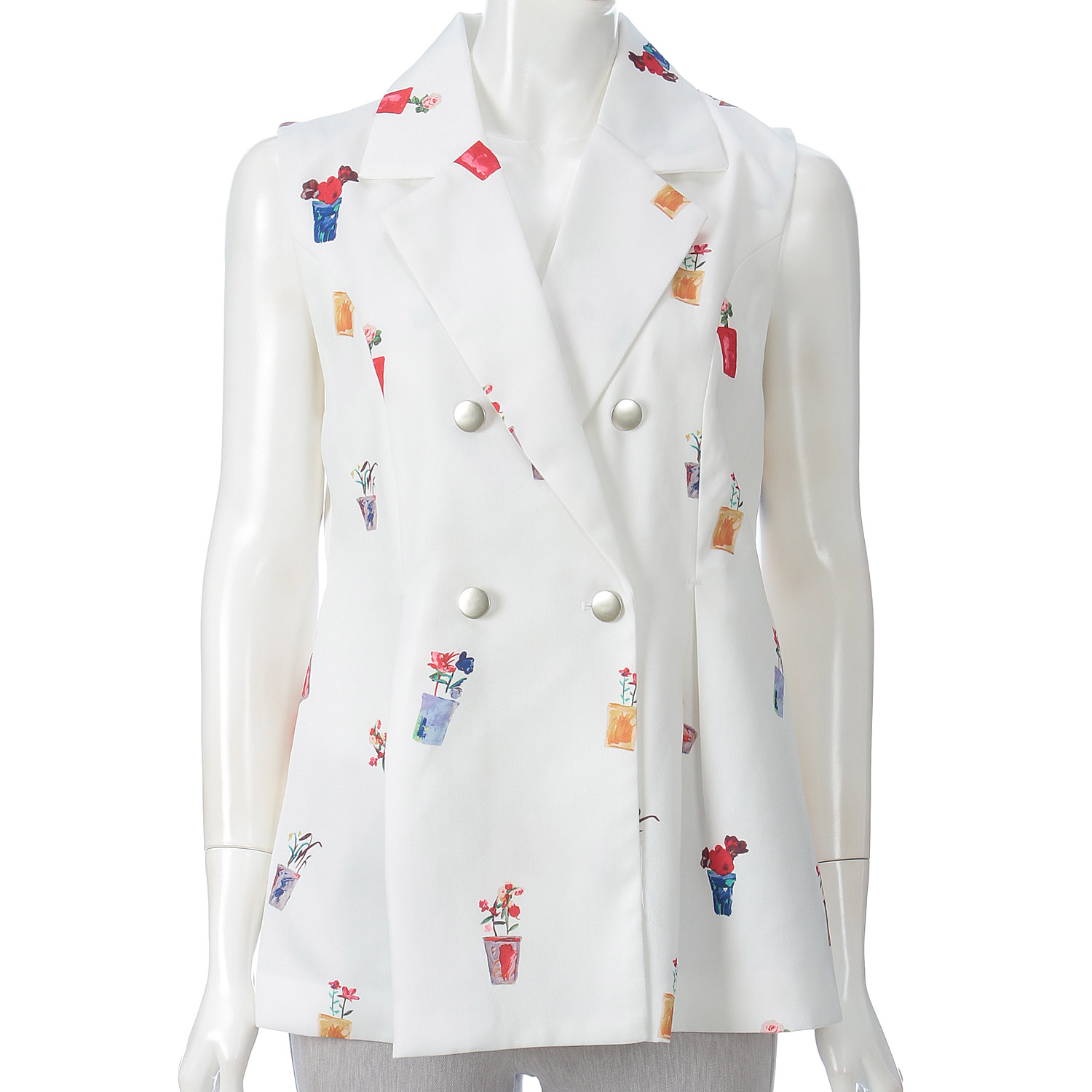 VERITE アーティスティック・ダブルペプラムジレ - 画像1