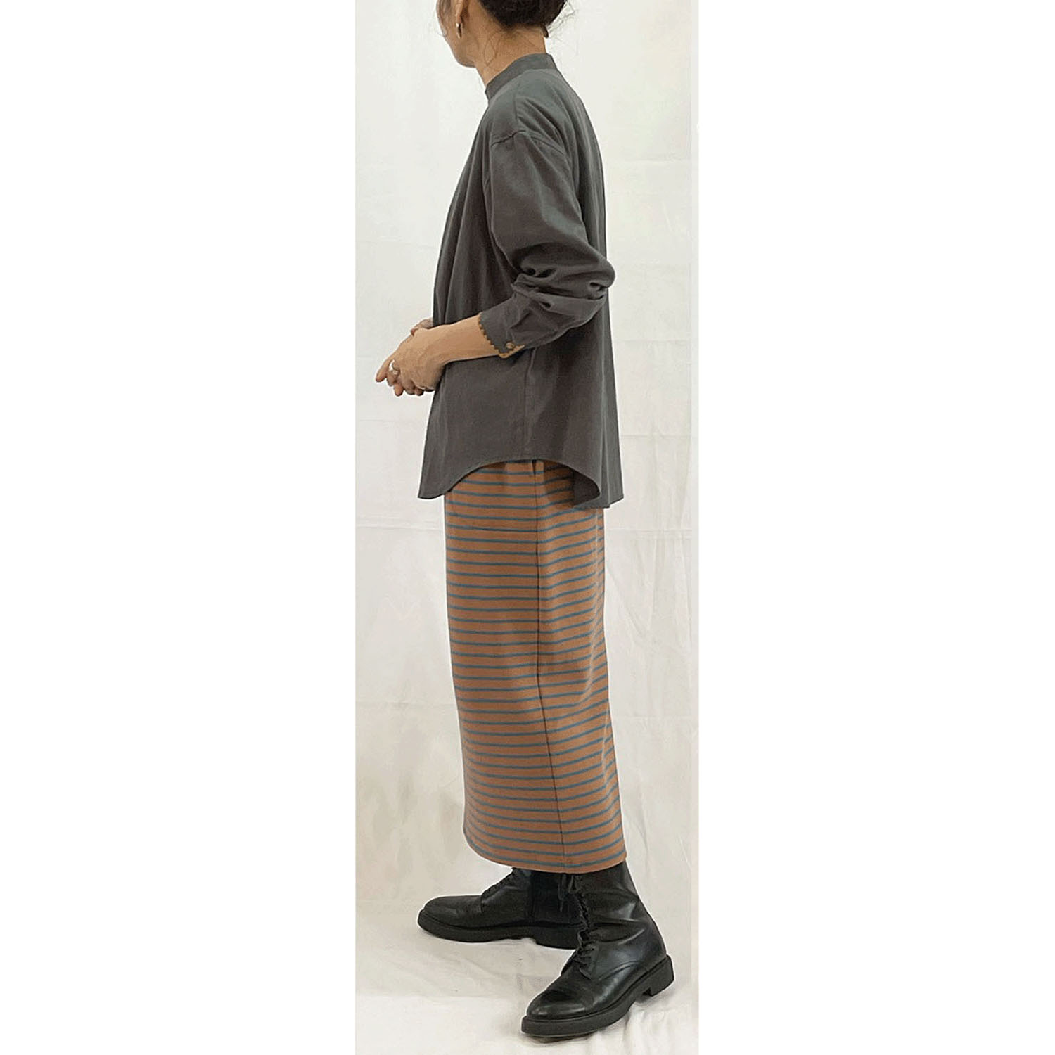 【Insta Live】GENTIL ブランケットステッチシャツ - 画像4