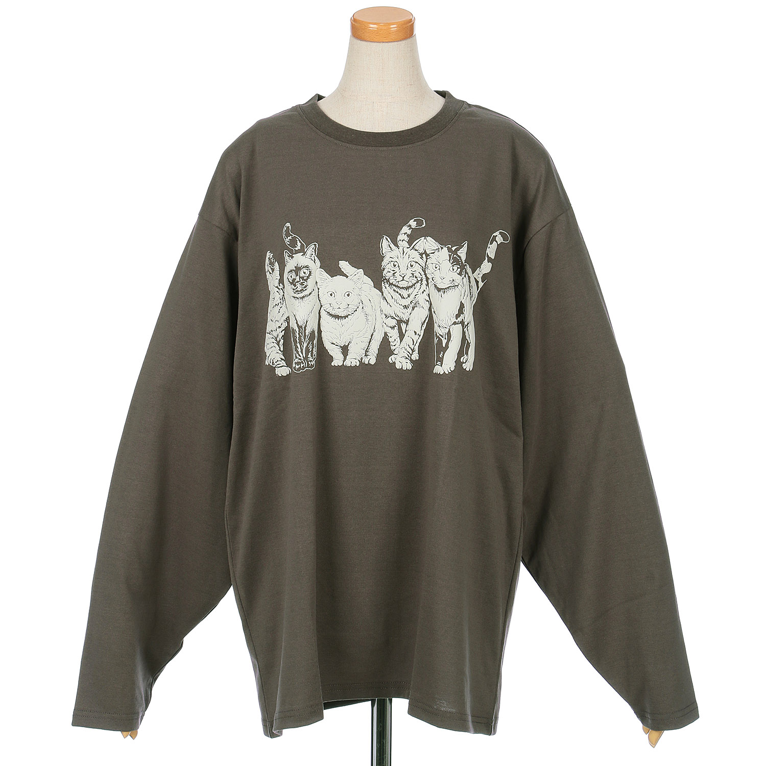 CORISCO Animal Village ネコ発泡プリントロンT - 画像9