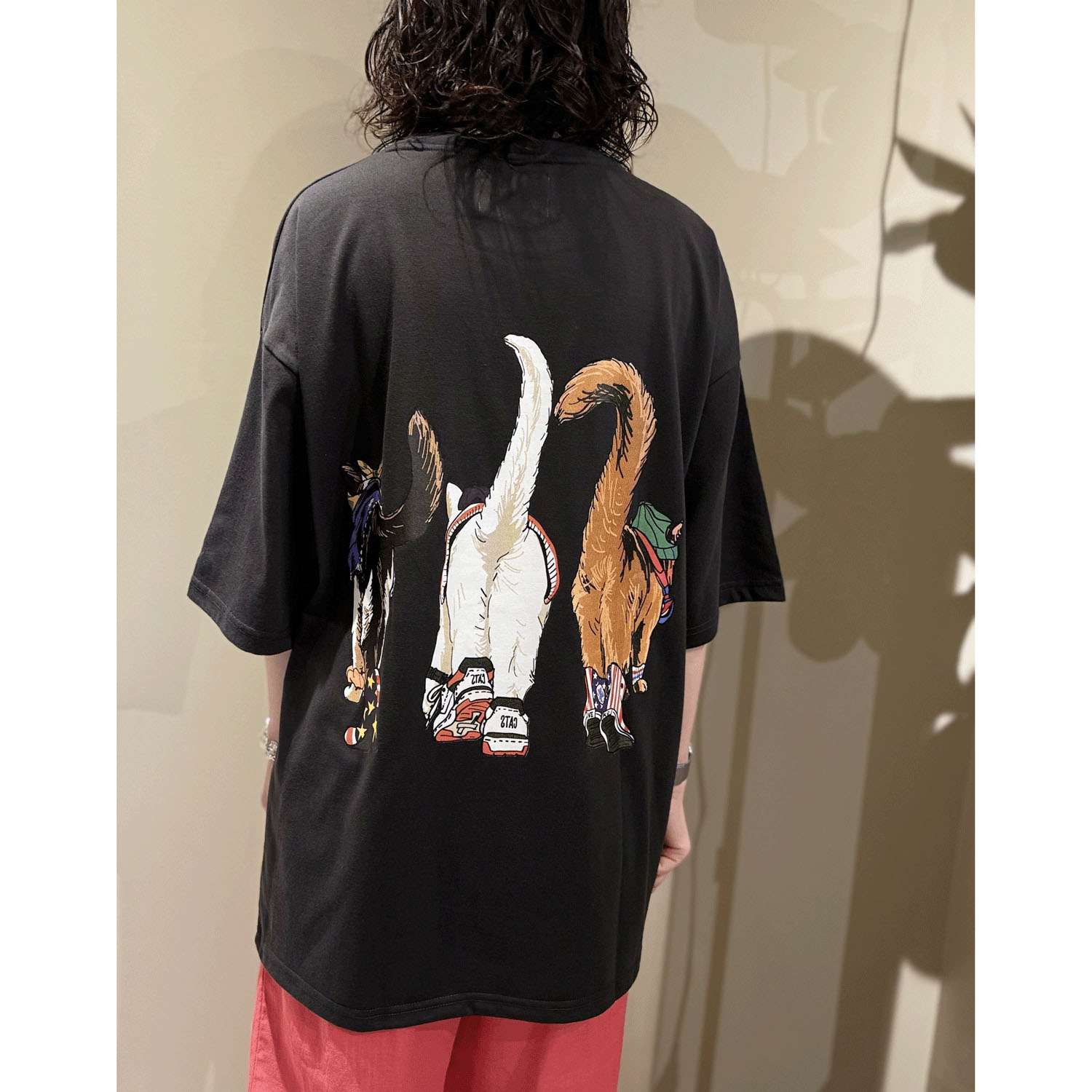CORISCO Animal Village 前後プリントネコTシャツ - 画像14