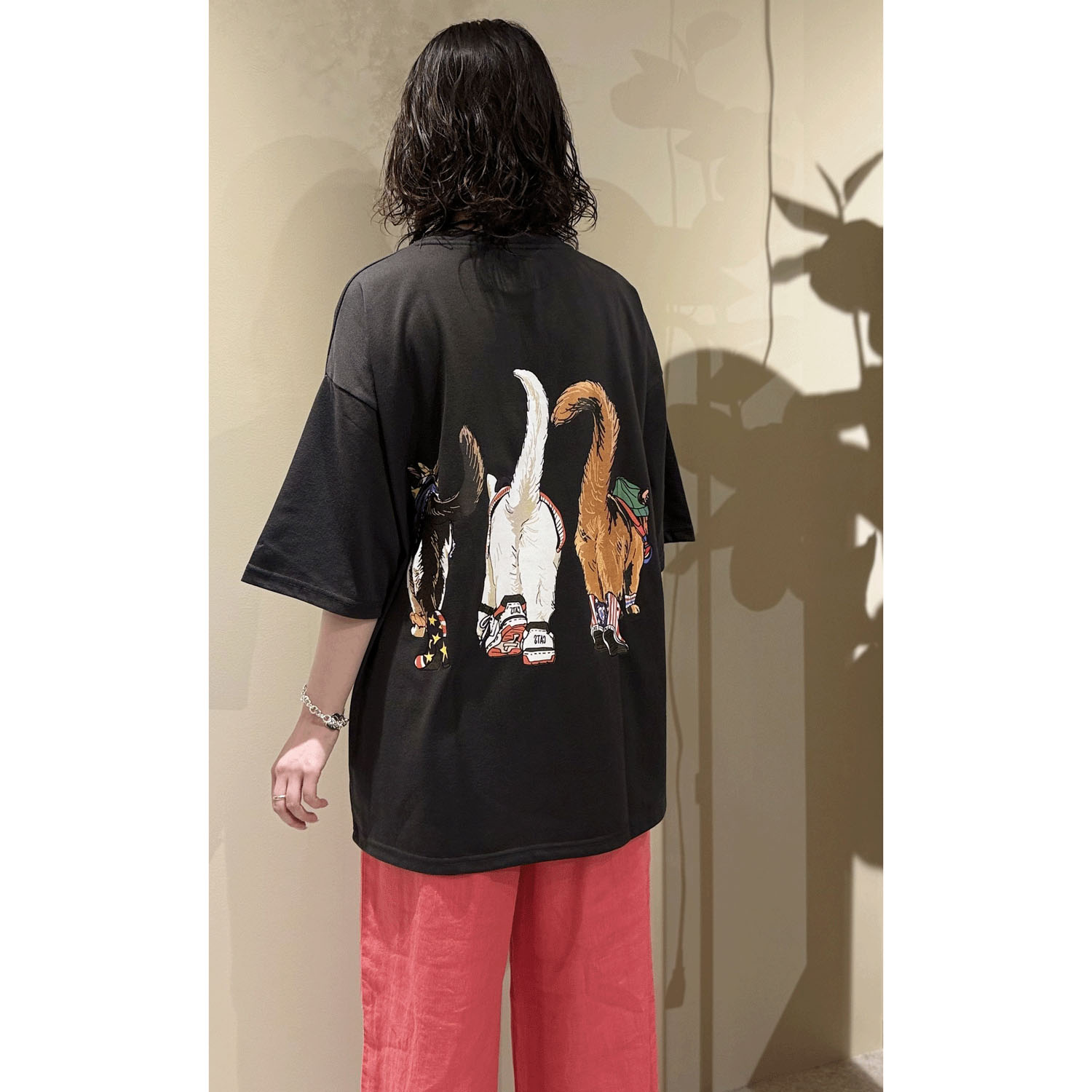 CORISCO Animal Village 前後プリントネコTシャツ - 画像15
