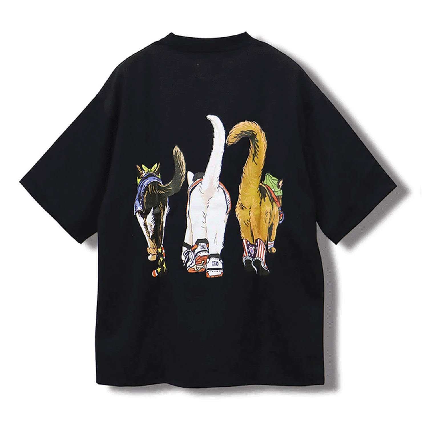 CORISCO Animal Village 前後プリントネコTシャツ - 画像20