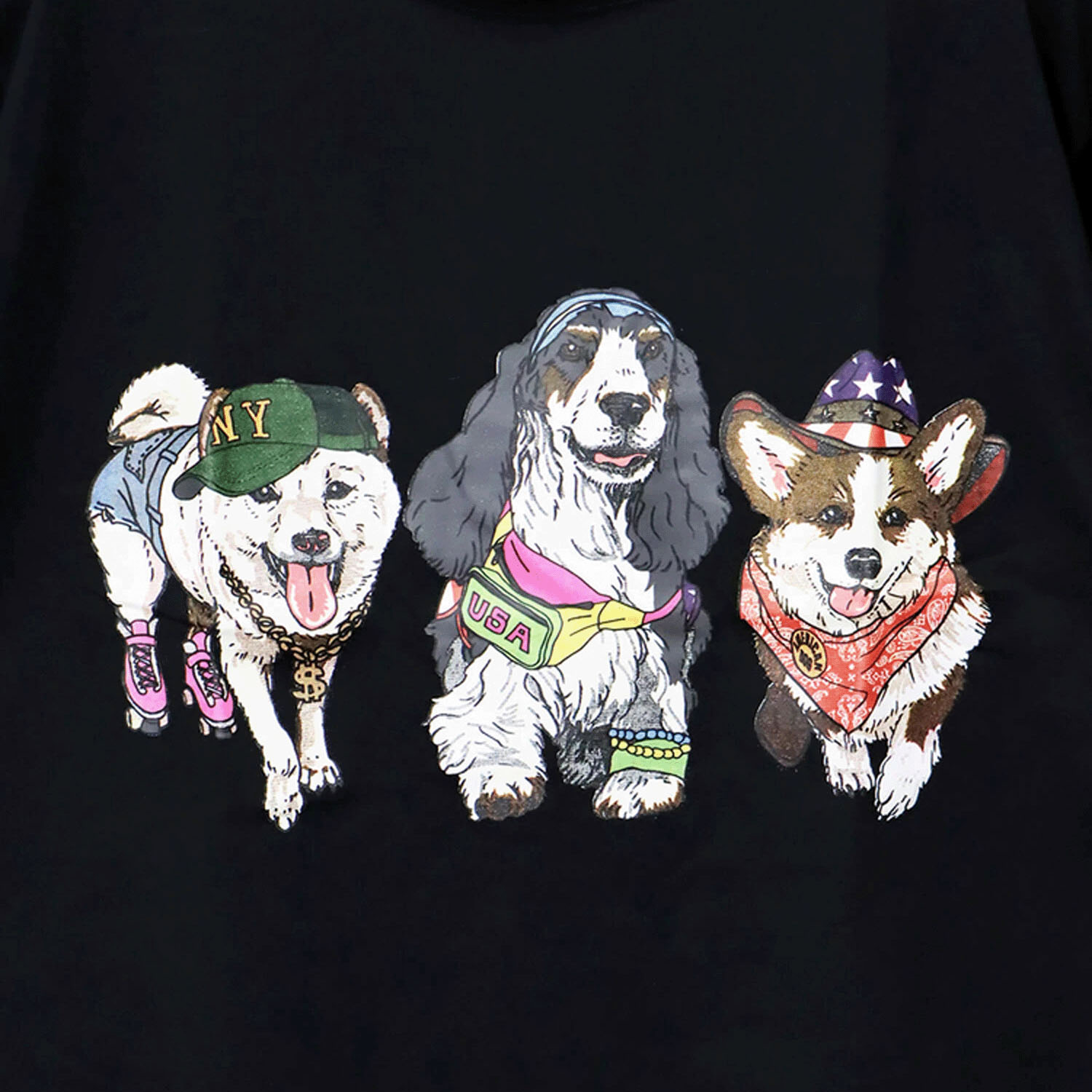 CORISCO Animal Village 前後プリントイヌTシャツ - 画像13