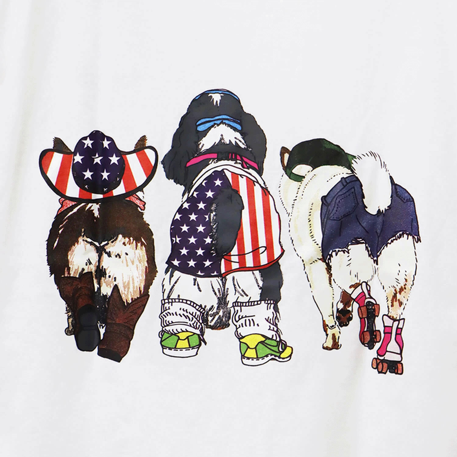 CORISCO Animal Village 前後プリントイヌTシャツ - 画像4