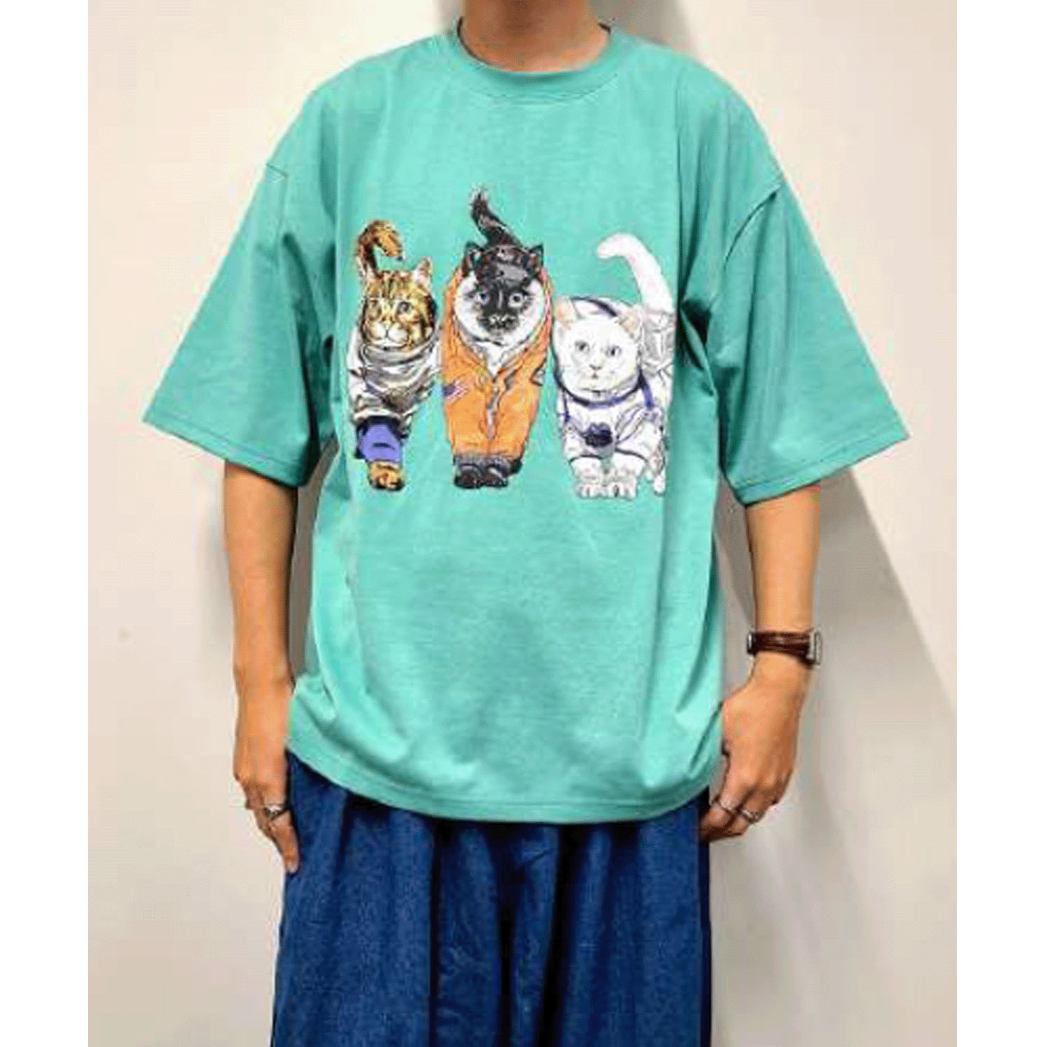 CORISCO Animal Village ネコTシャツ 宇宙 - 画像11