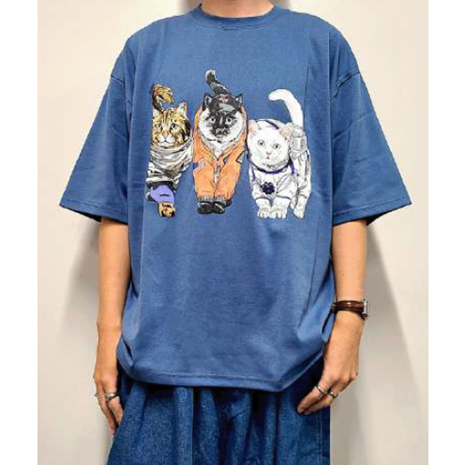 CORISCO Animal Village ネコTシャツ 宇宙 - 画像13