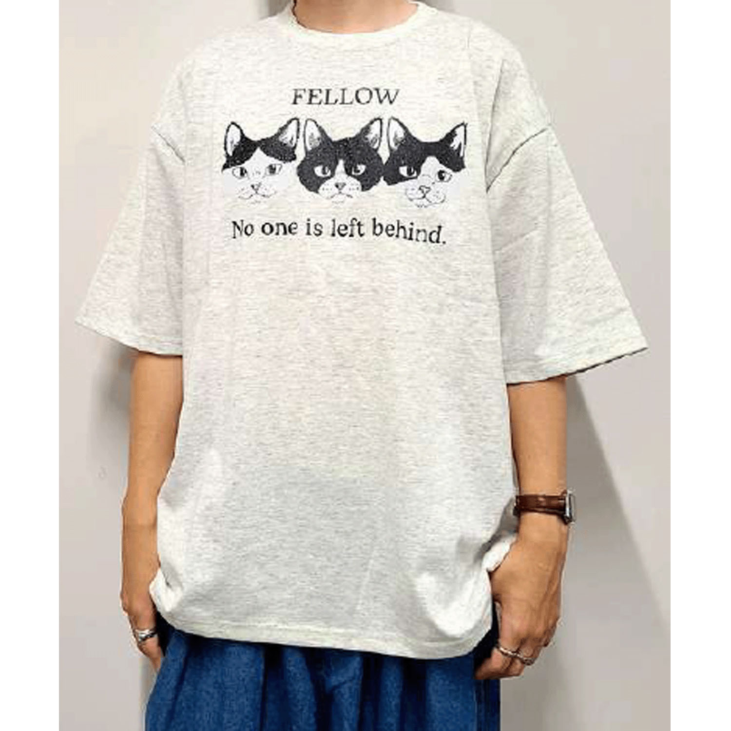 CORISCO Animal Village ネコ3匹Tシャツ