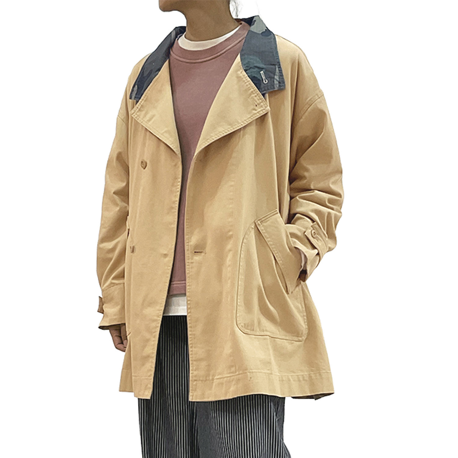 GENTIL 配色迷彩ジャケット - 画像1