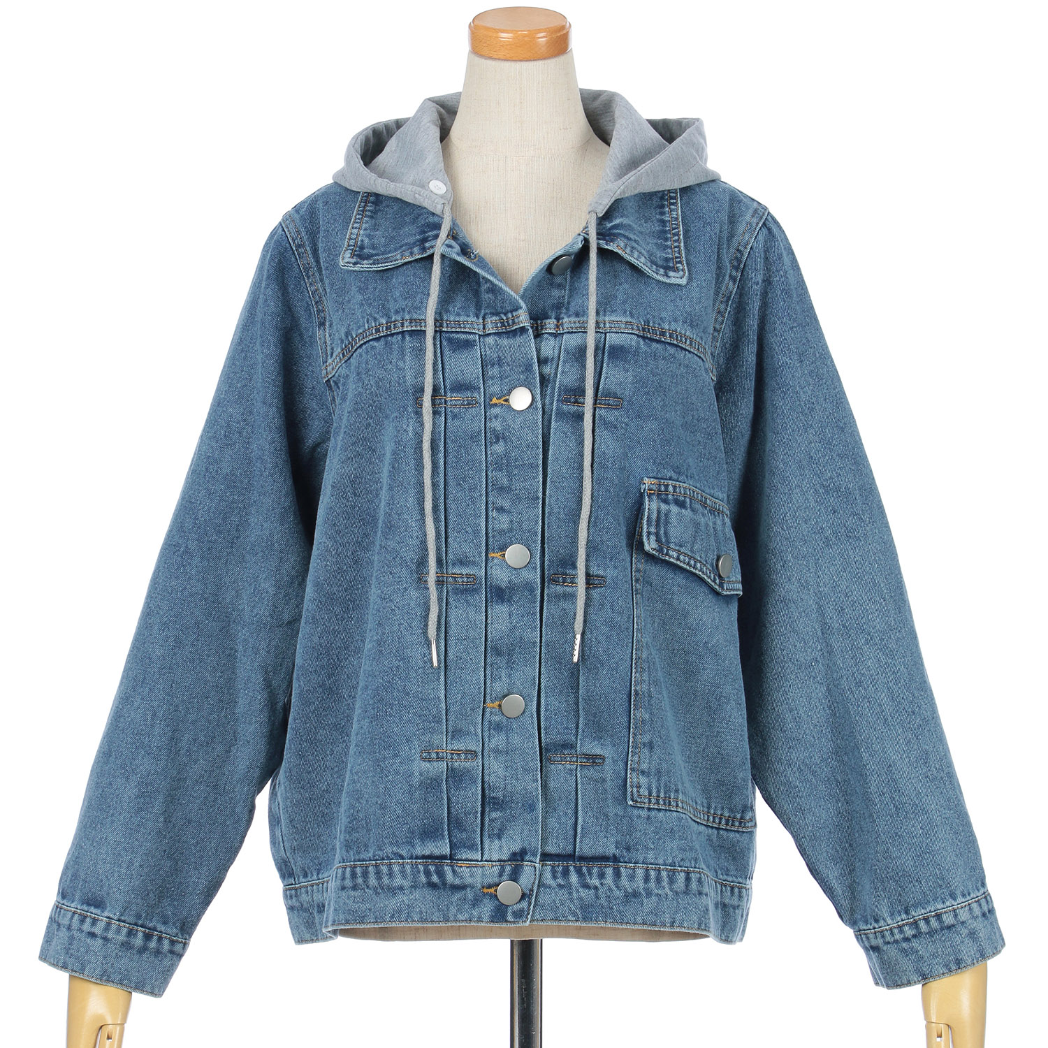 GENTIL 取り外しフード付Gジャン - 画像2