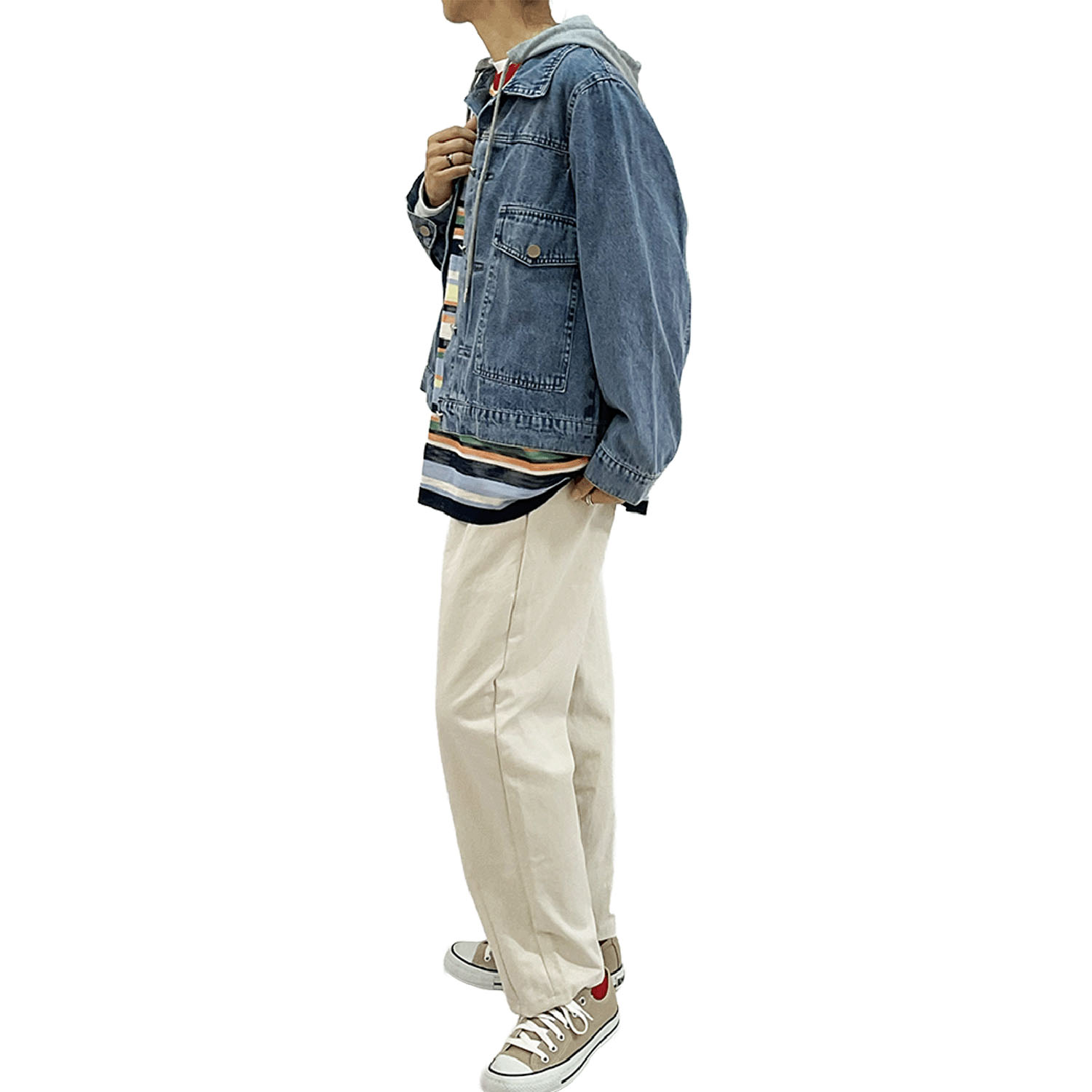 GENTIL 取り外しフード付Gジャン - 画像4