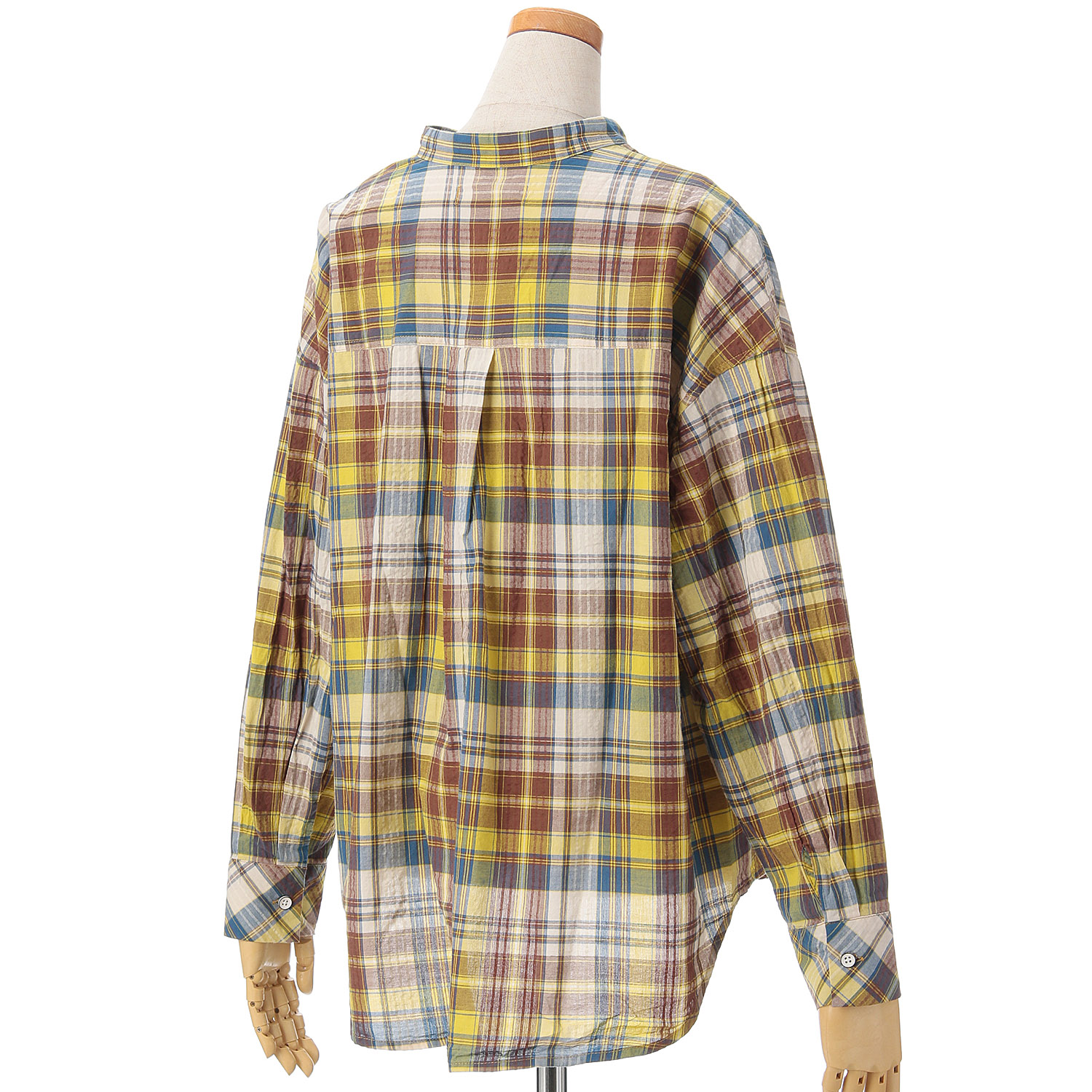 GENTIL マドラスチェックポケットシャツ - 画像6