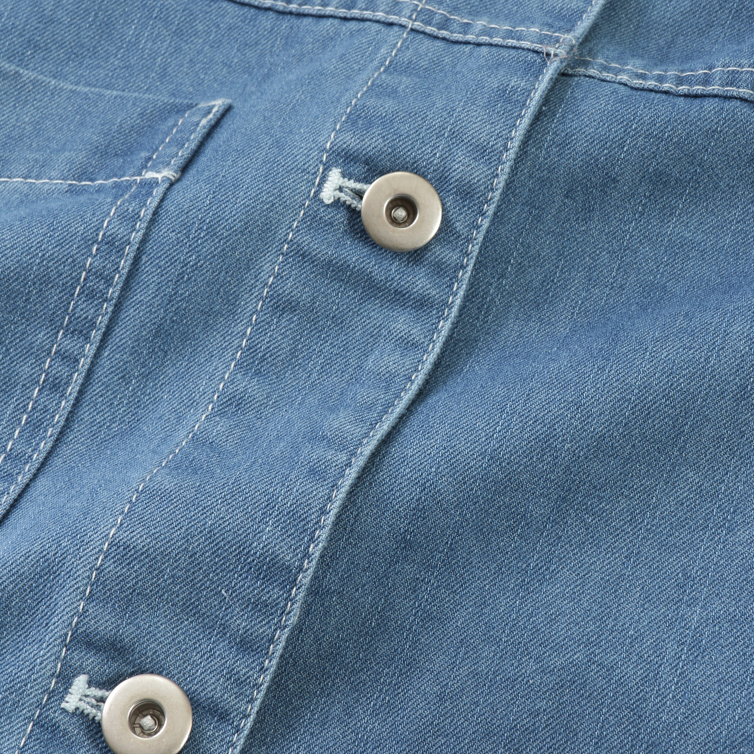 Amitie イーズデニムノーカラージャケット - 画像3