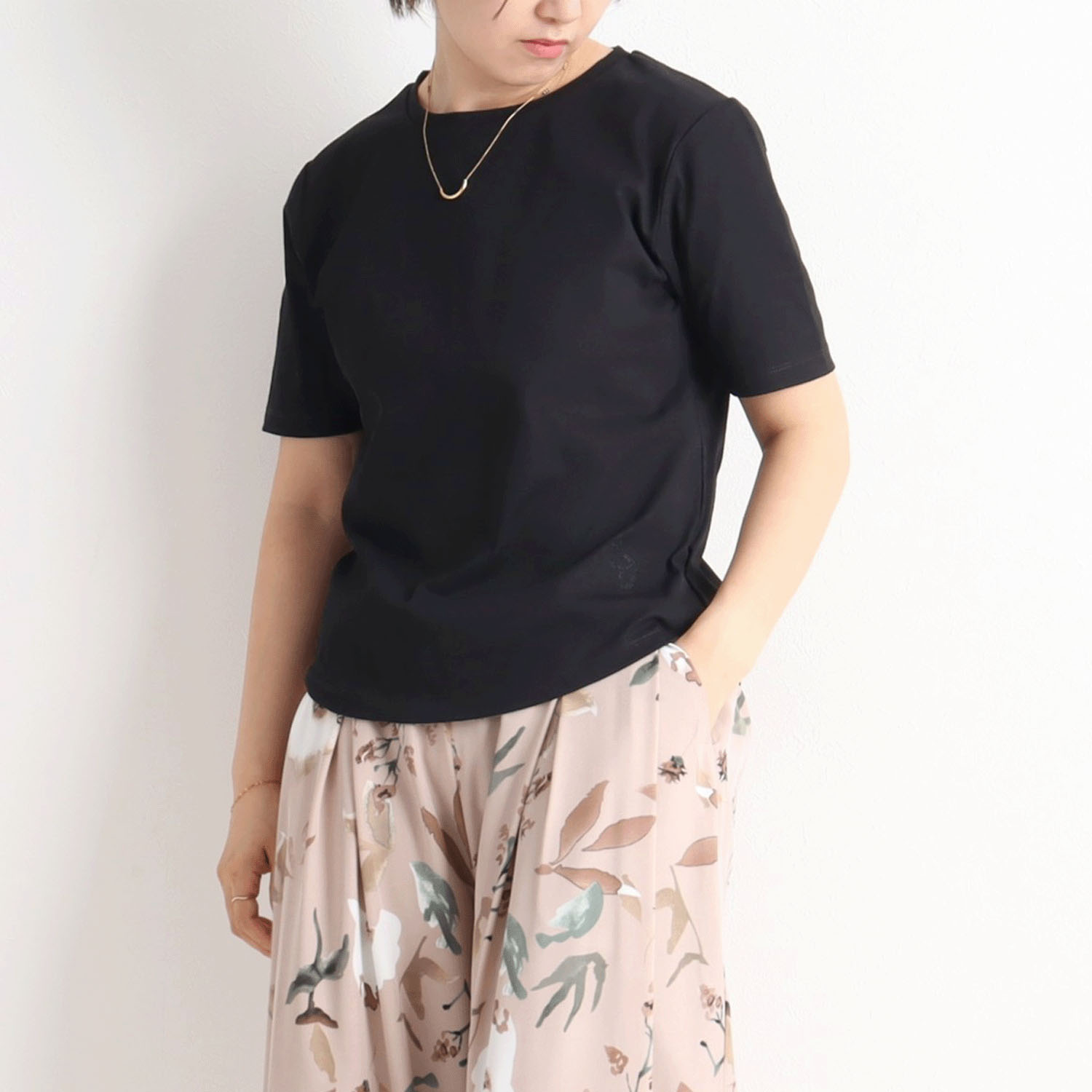 【Insta Live】MAFRAIS ソフトフライスBASIC5分袖TEE - 画像2