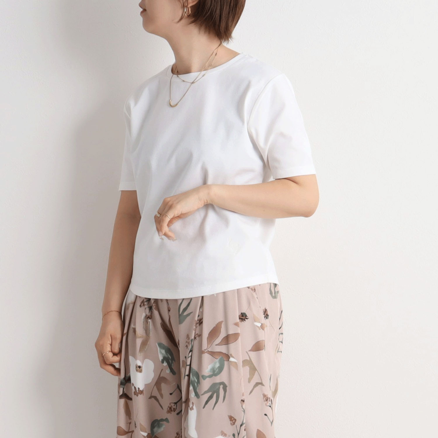 【Insta Live】MAFRAIS ソフトフライスBASIC5分袖TEE - 画像5