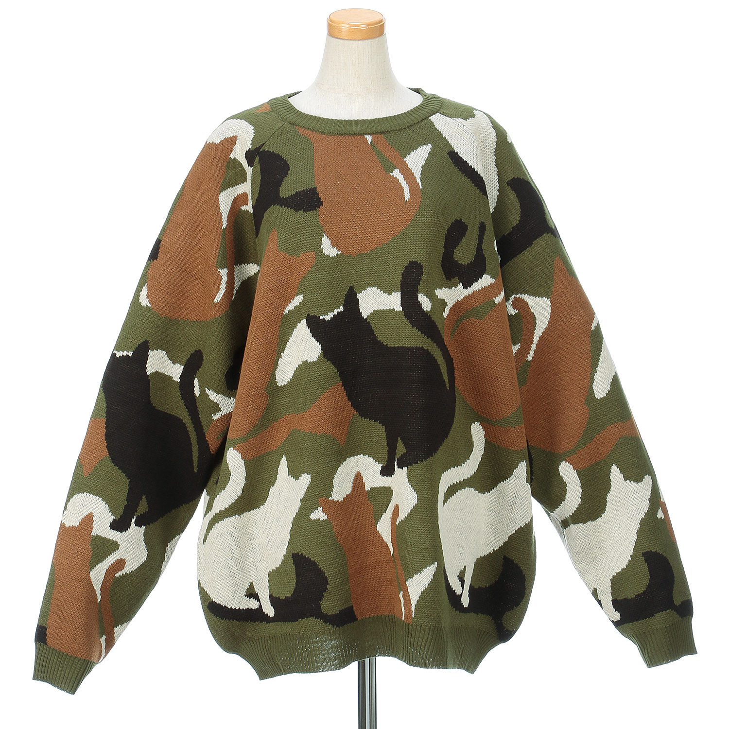 CORISCO Animal Village カモフラネコセーター - 画像5