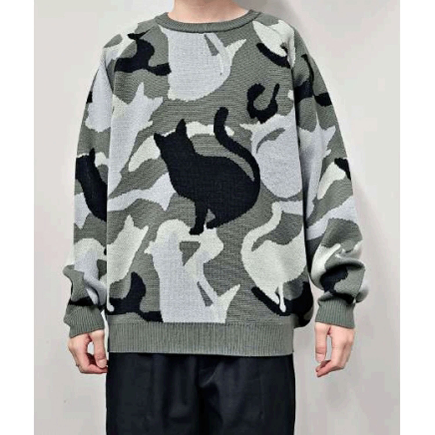 CORISCO Animal Village カモフラネコセーター - 画像1