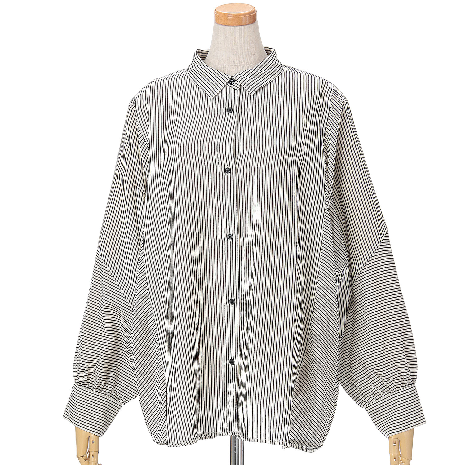 【Insta Live】MAFRAIS ストライプドビードルマンシャツ - 画像5